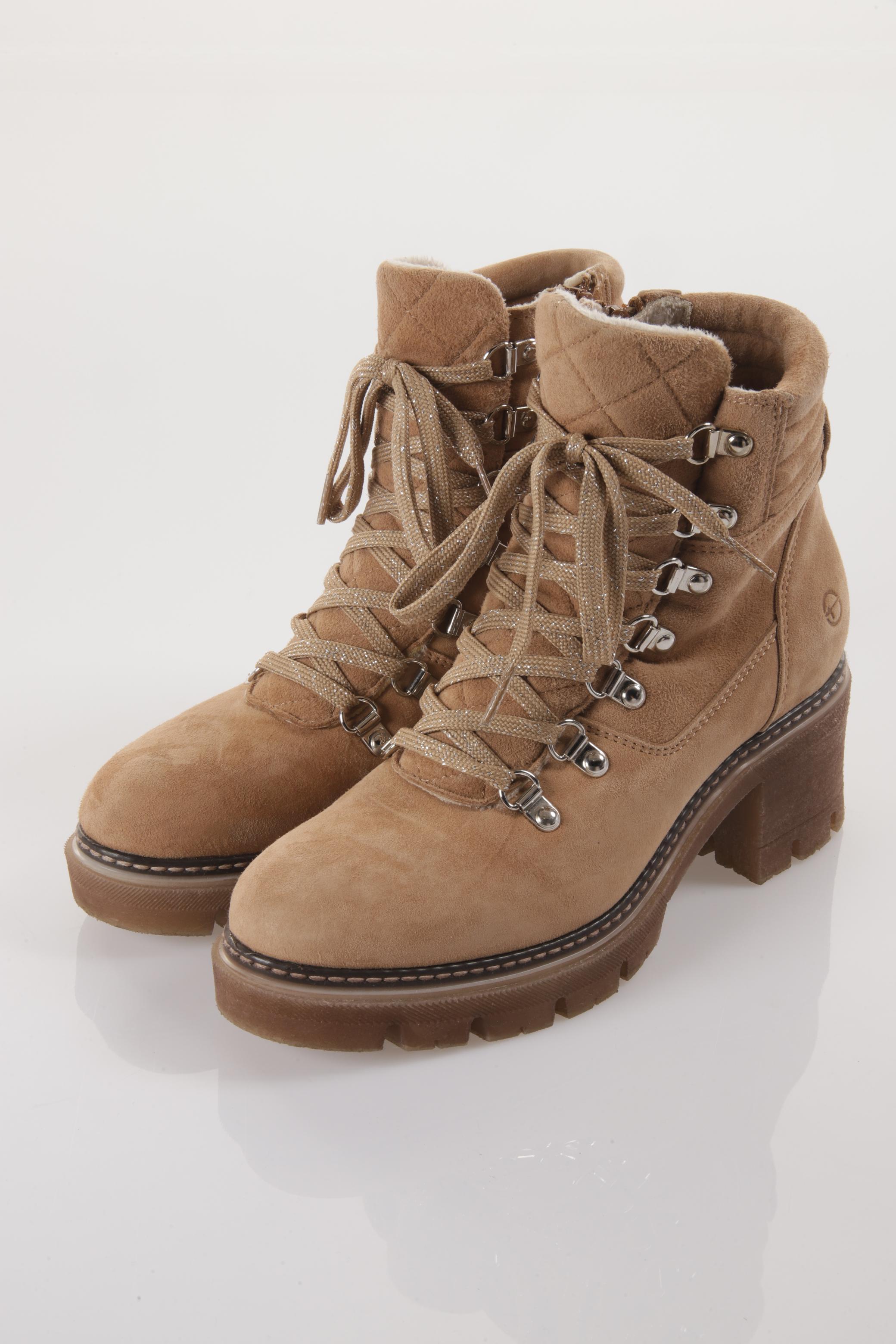 

Tamaris Damen Stiefelette, beige, Gr. 38