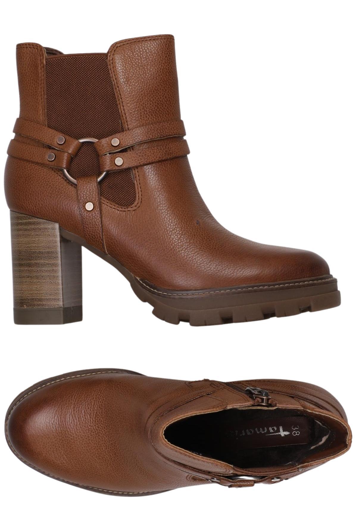 

Tamaris Damen Stiefelette, braun, Gr. 38