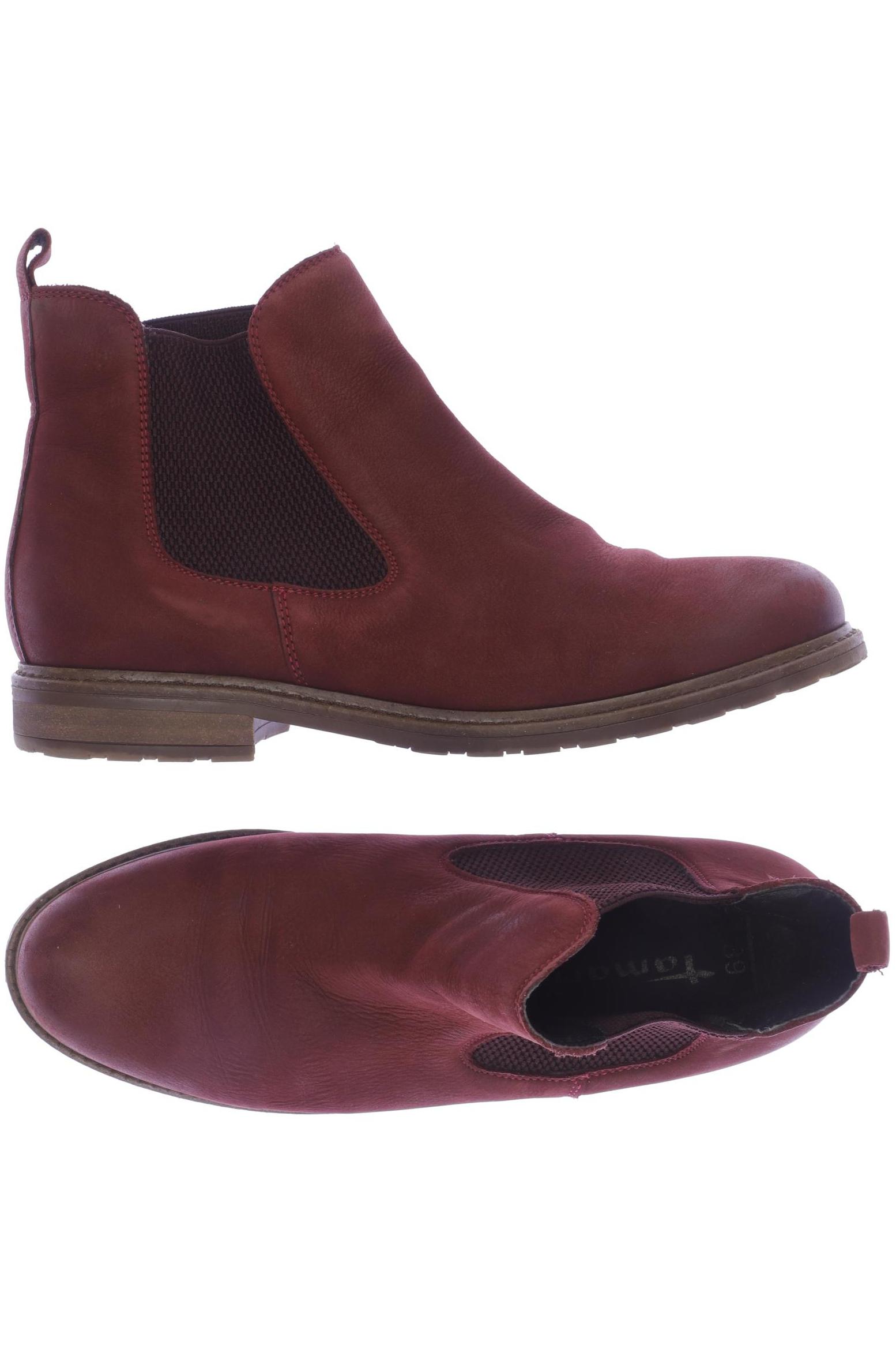 

Tamaris Damen Stiefelette, bordeaux, Gr. 39