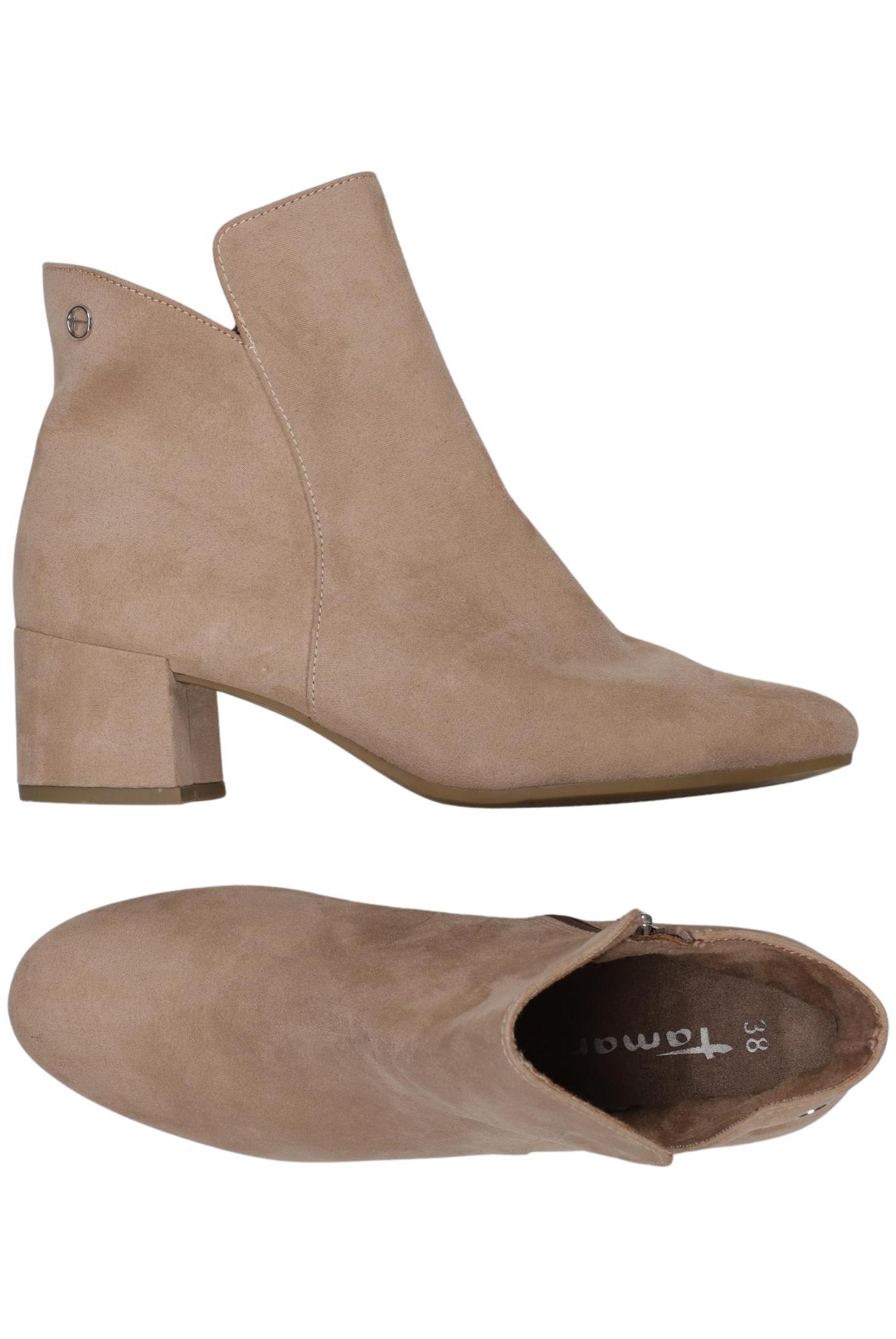 

Tamaris Damen Stiefelette, beige, Gr. 38