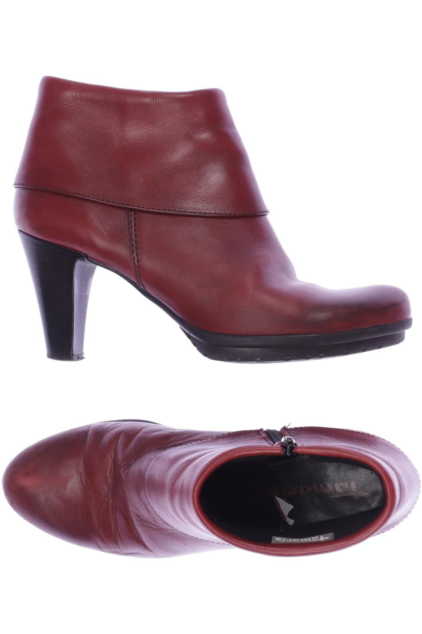 

Tamaris Damen Stiefelette, bordeaux, Gr. 37