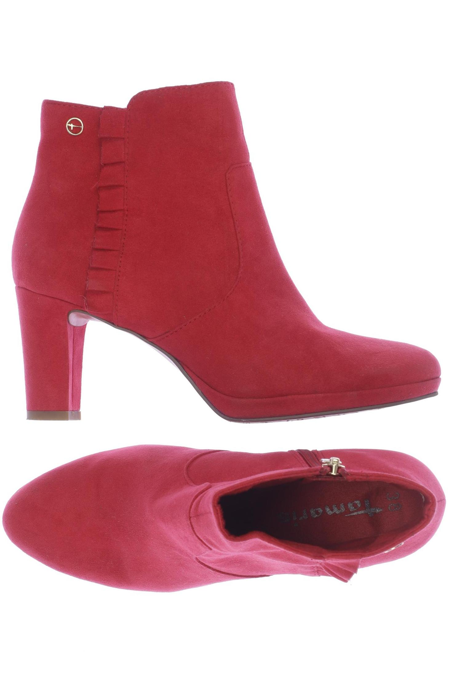 

Tamaris Damen Stiefelette, rot, Gr. 38