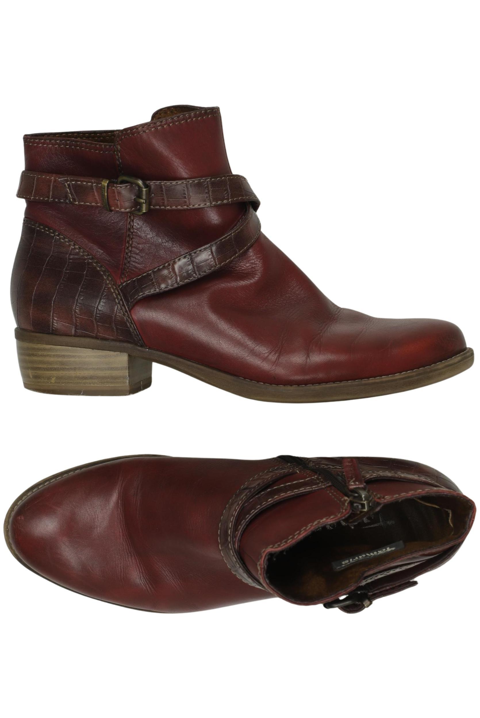 

Tamaris Damen Stiefelette, bordeaux, Gr. 38