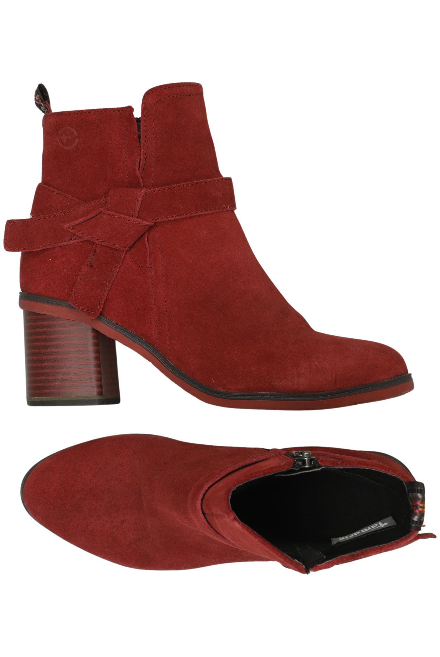 

Tamaris Damen Stiefelette, rot, Gr. 37