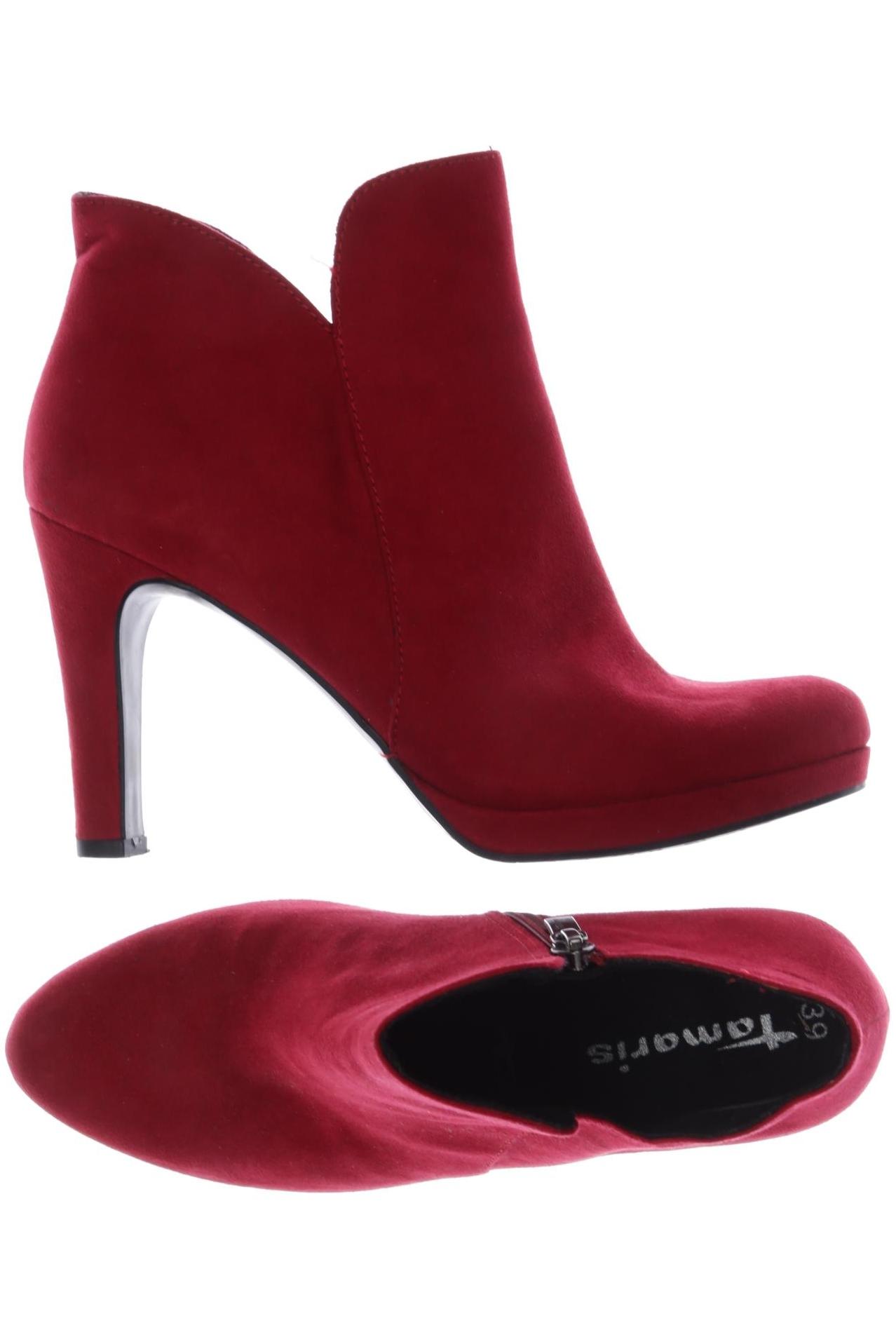 

Tamaris Damen Stiefelette, rot, Gr. 39