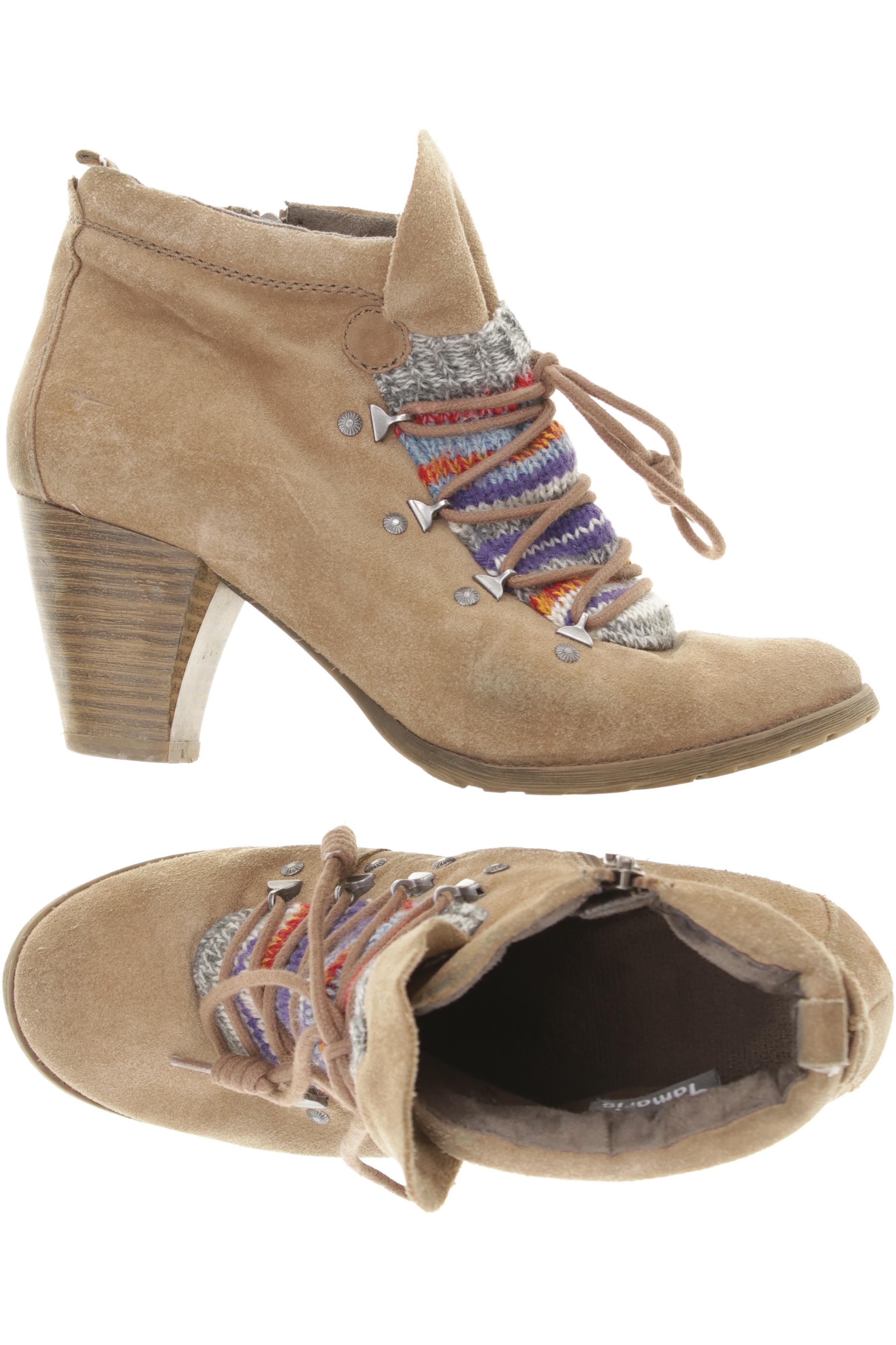 

Tamaris Damen Stiefelette, beige, Gr. 40