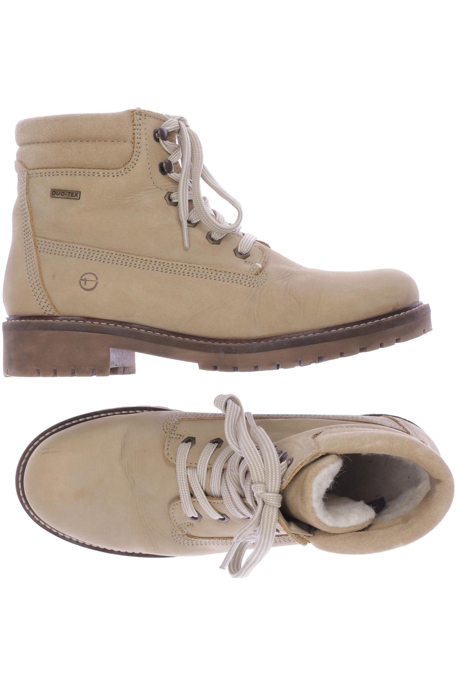 

Tamaris Damen Stiefelette, beige, Gr. 40