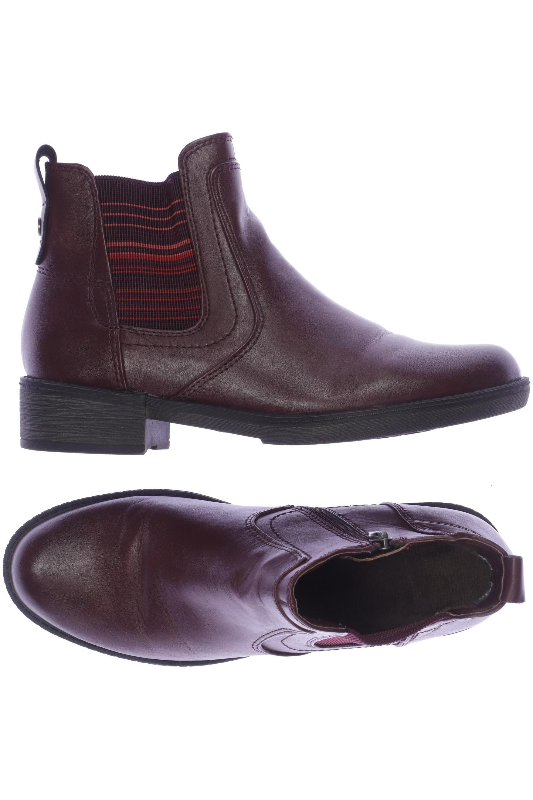 

Tamaris Damen Stiefelette, bordeaux, Gr. 39