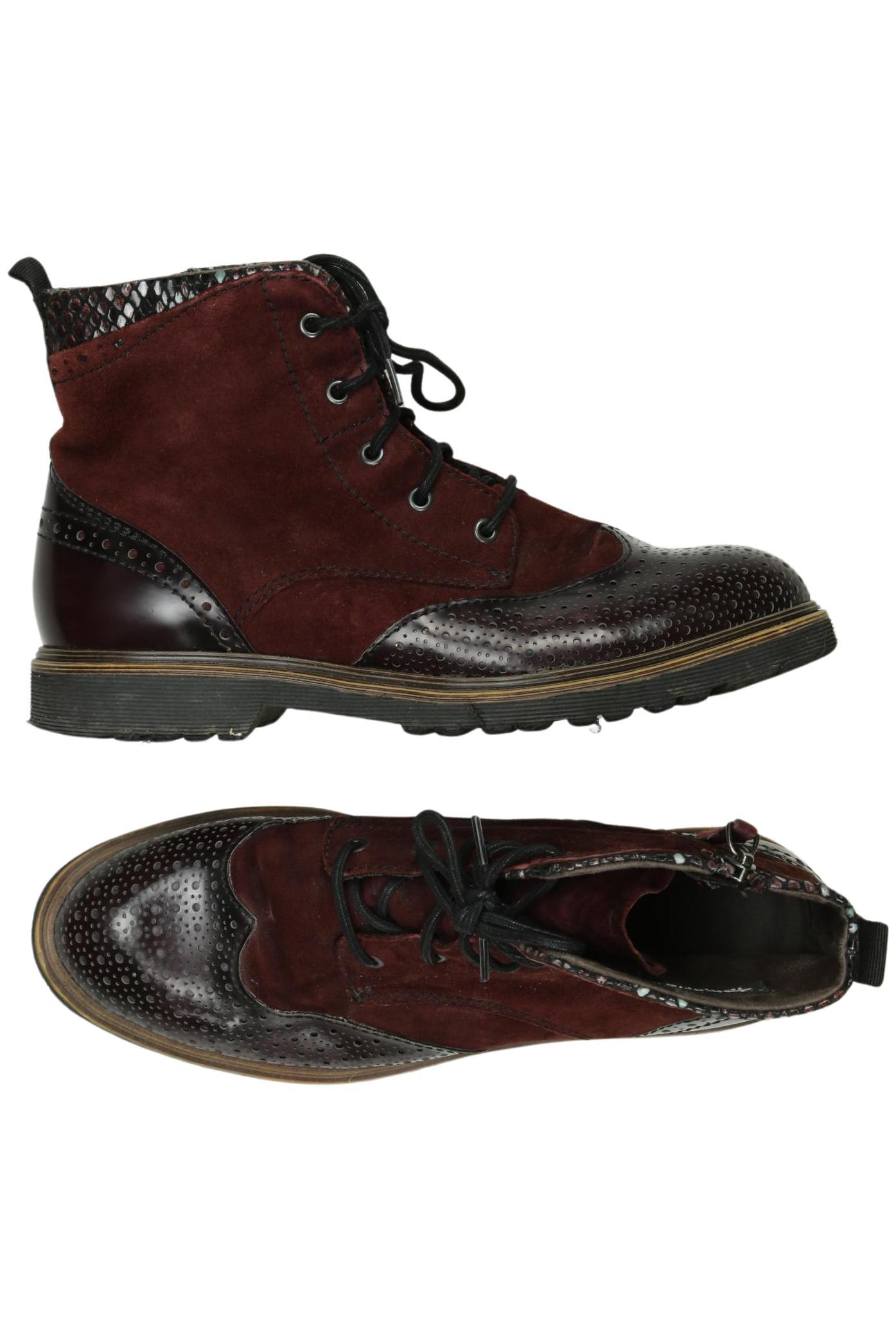 

Tamaris Damen Stiefelette, bordeaux, Gr. 40
