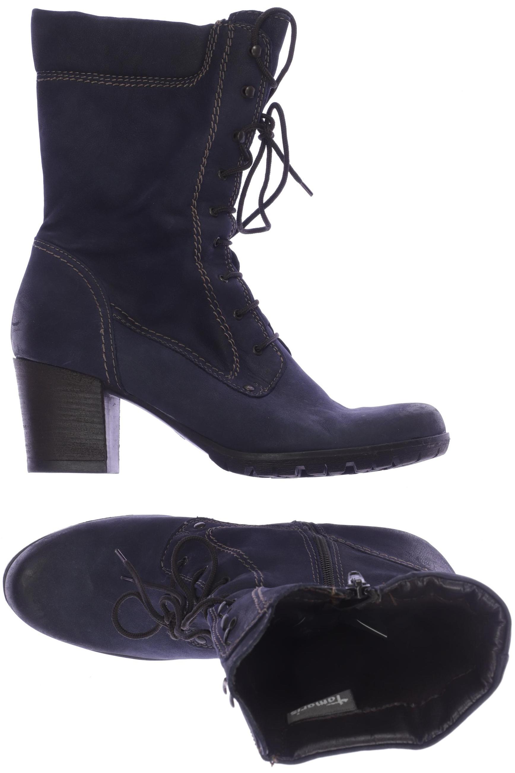 

Tamaris Damen Stiefelette, marineblau, Gr. 40