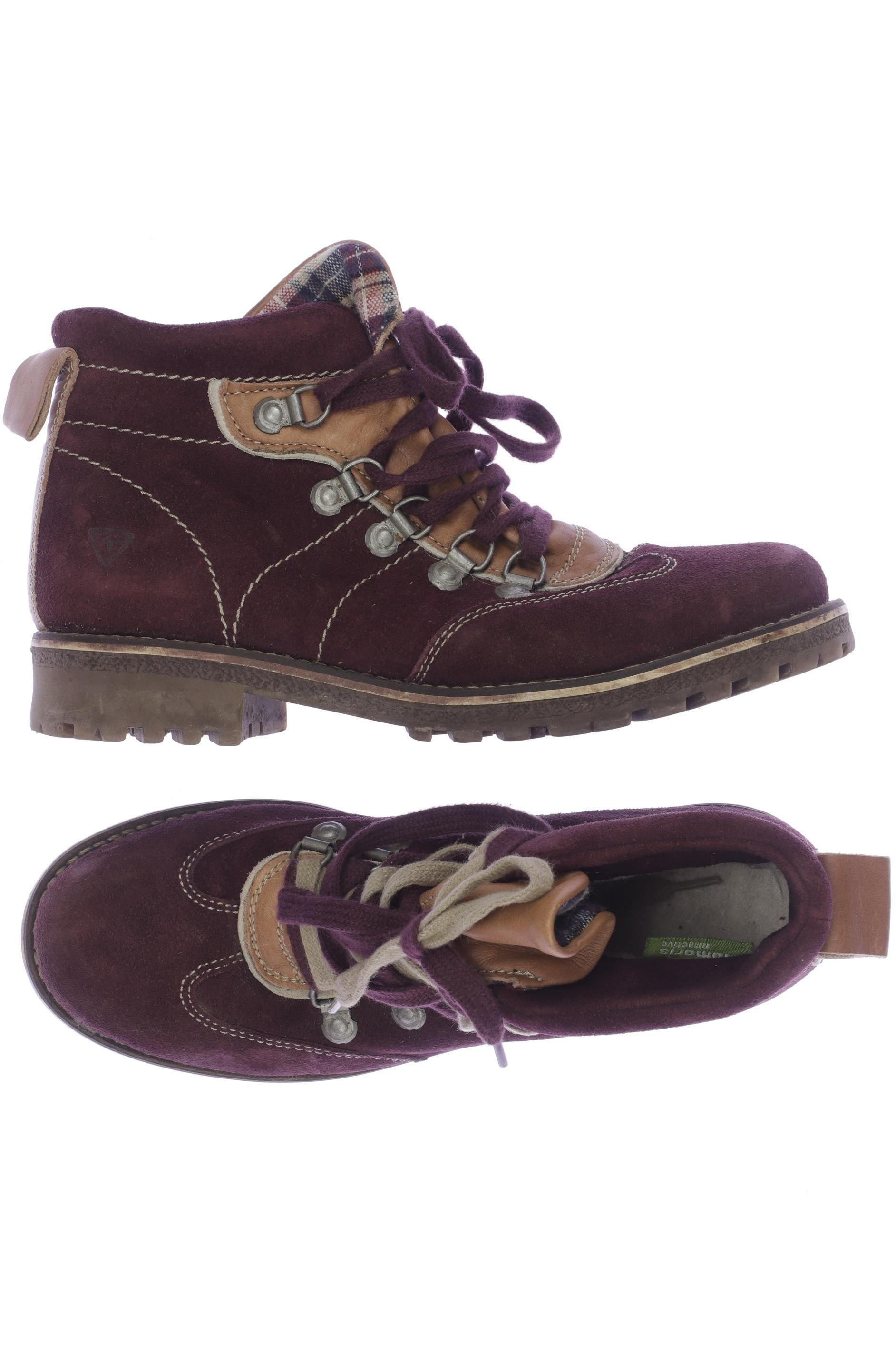 

Tamaris Damen Stiefelette, bordeaux, Gr. 40