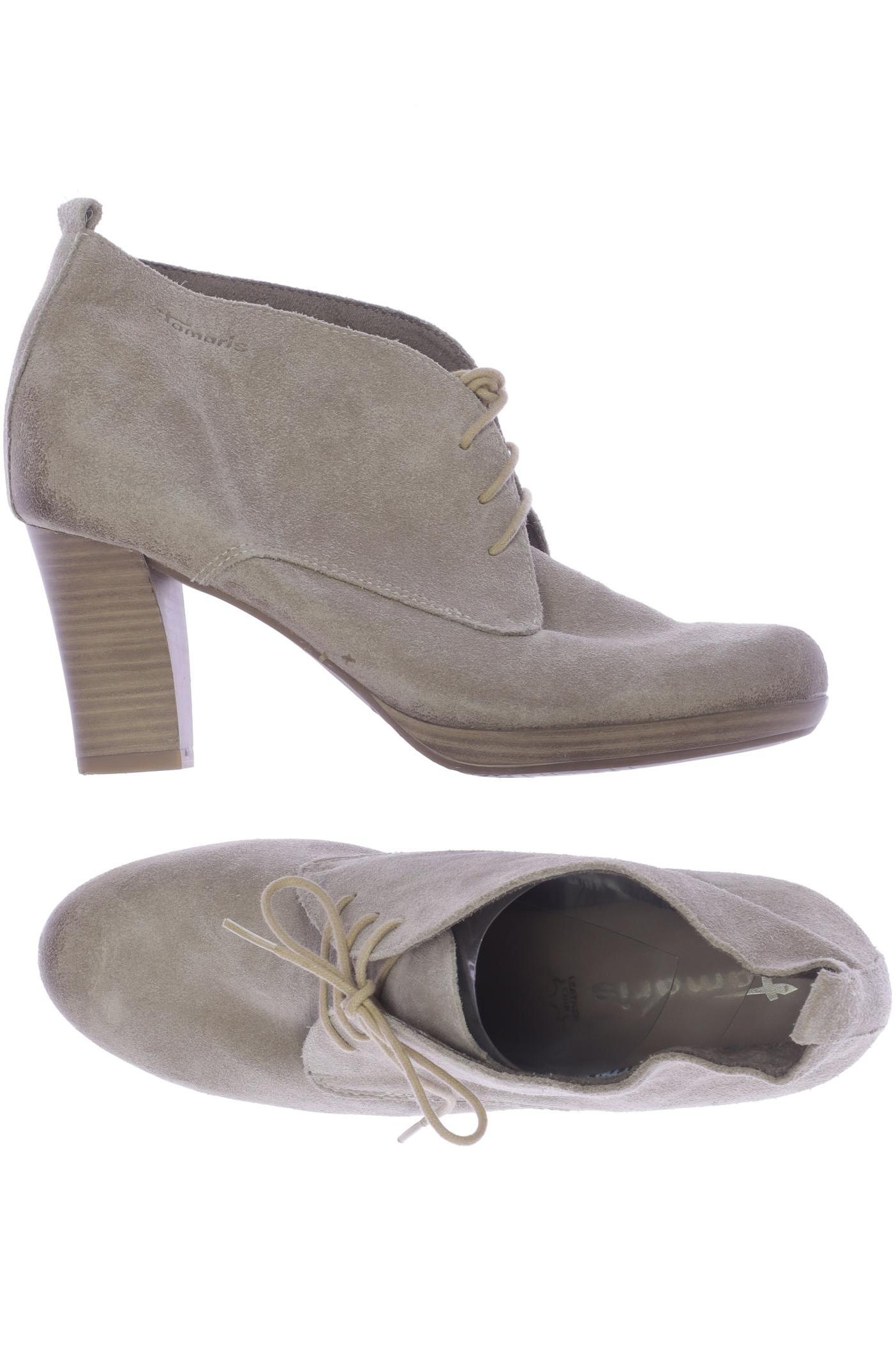 

Tamaris Damen Stiefelette, beige, Gr. 39