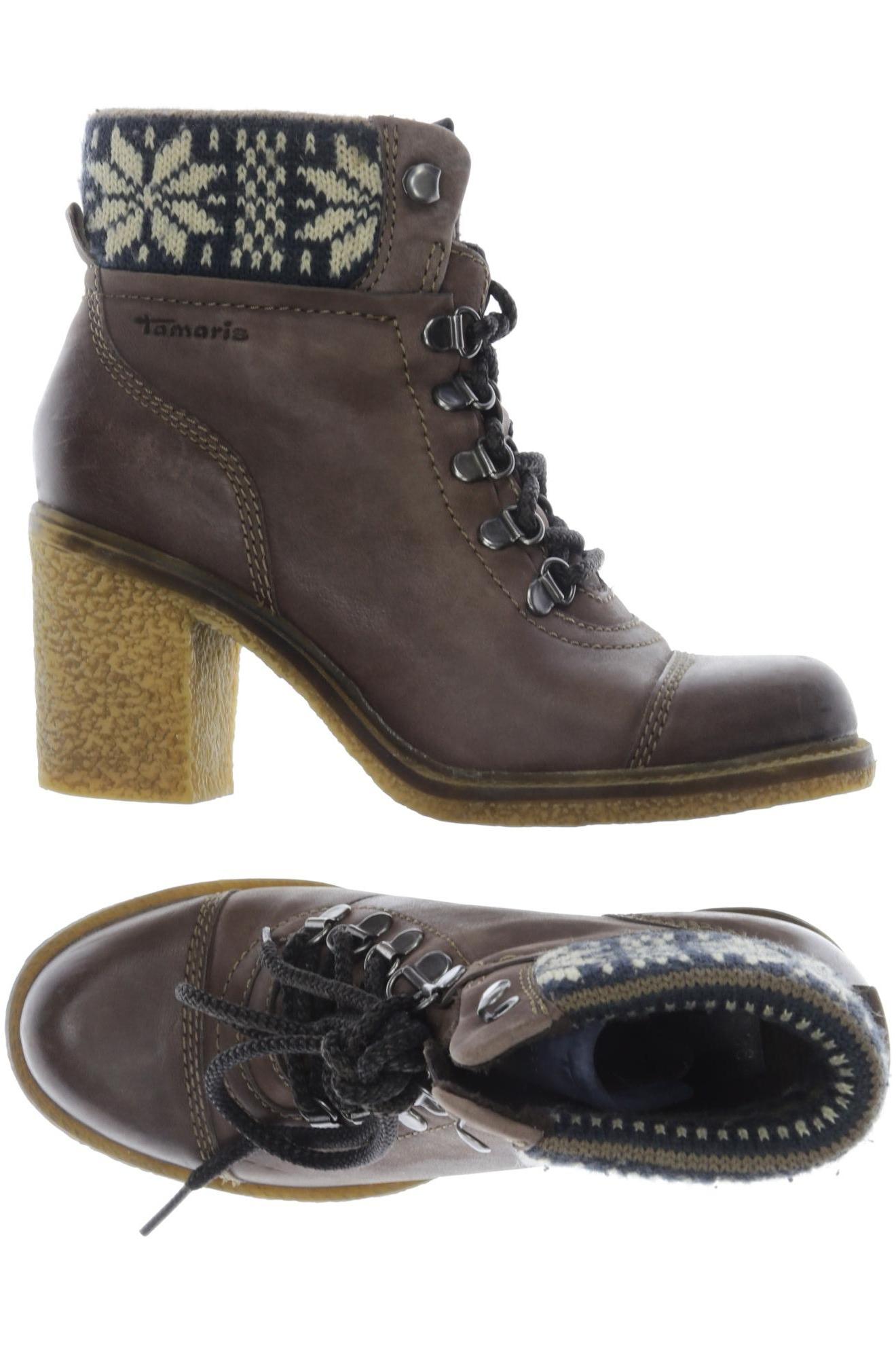 

Tamaris Damen Stiefelette, braun, Gr. 36