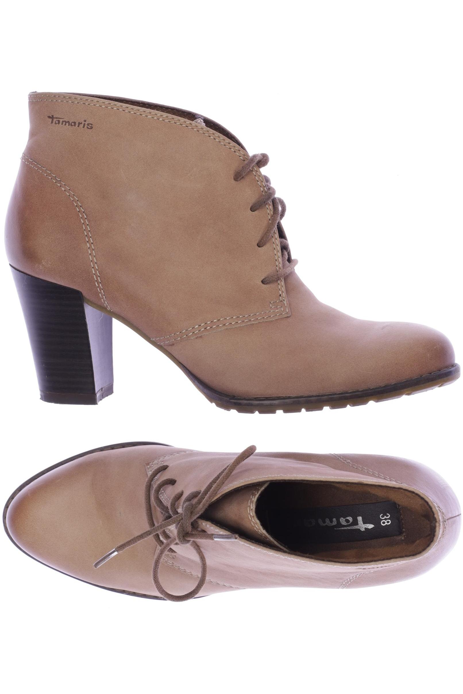 

Tamaris Damen Stiefelette, beige, Gr. 38