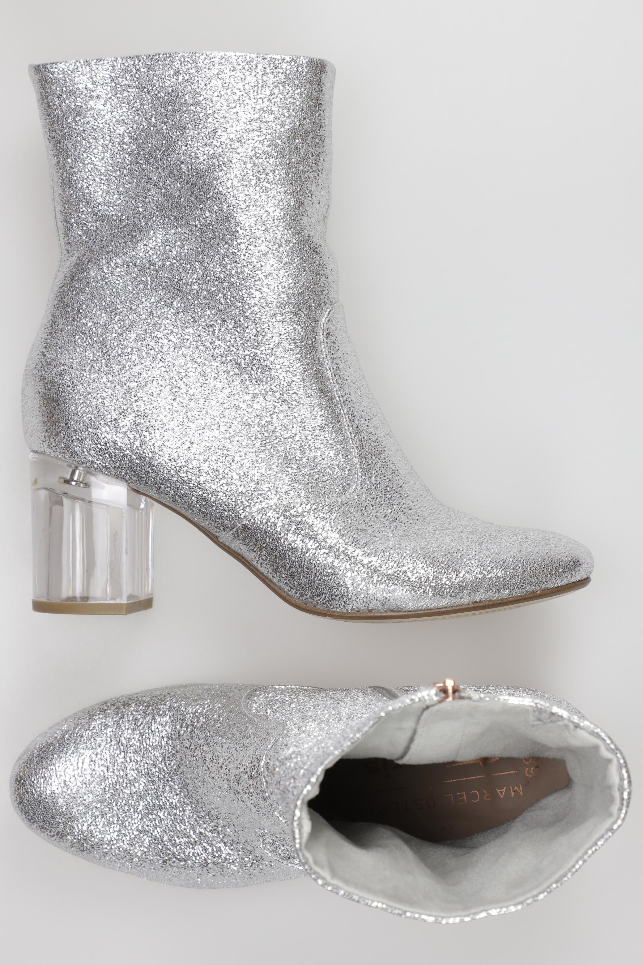 

Tamaris Damen Stiefelette, silber, Gr. 39