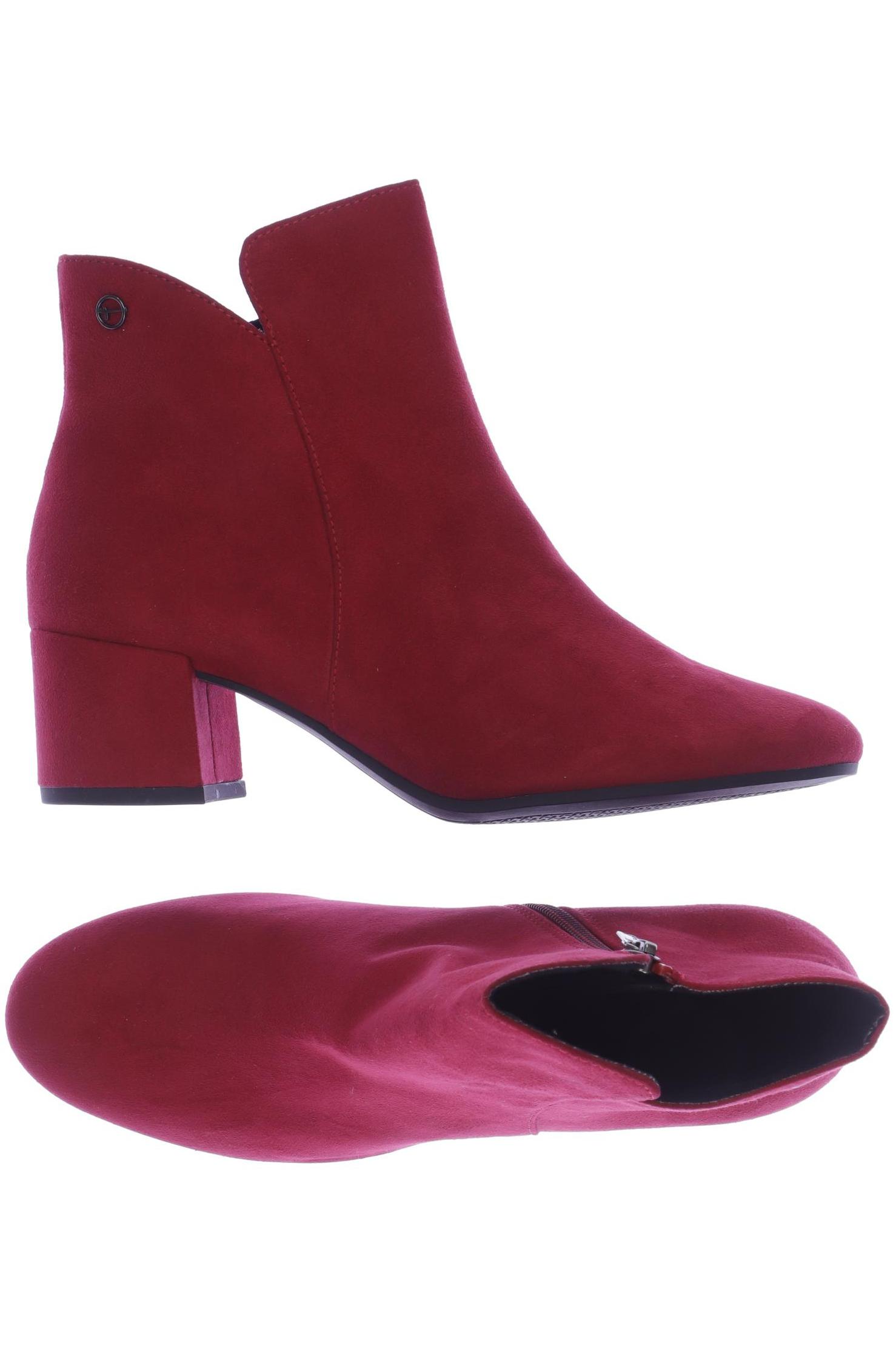

Tamaris Damen Stiefelette, rot, Gr. 38