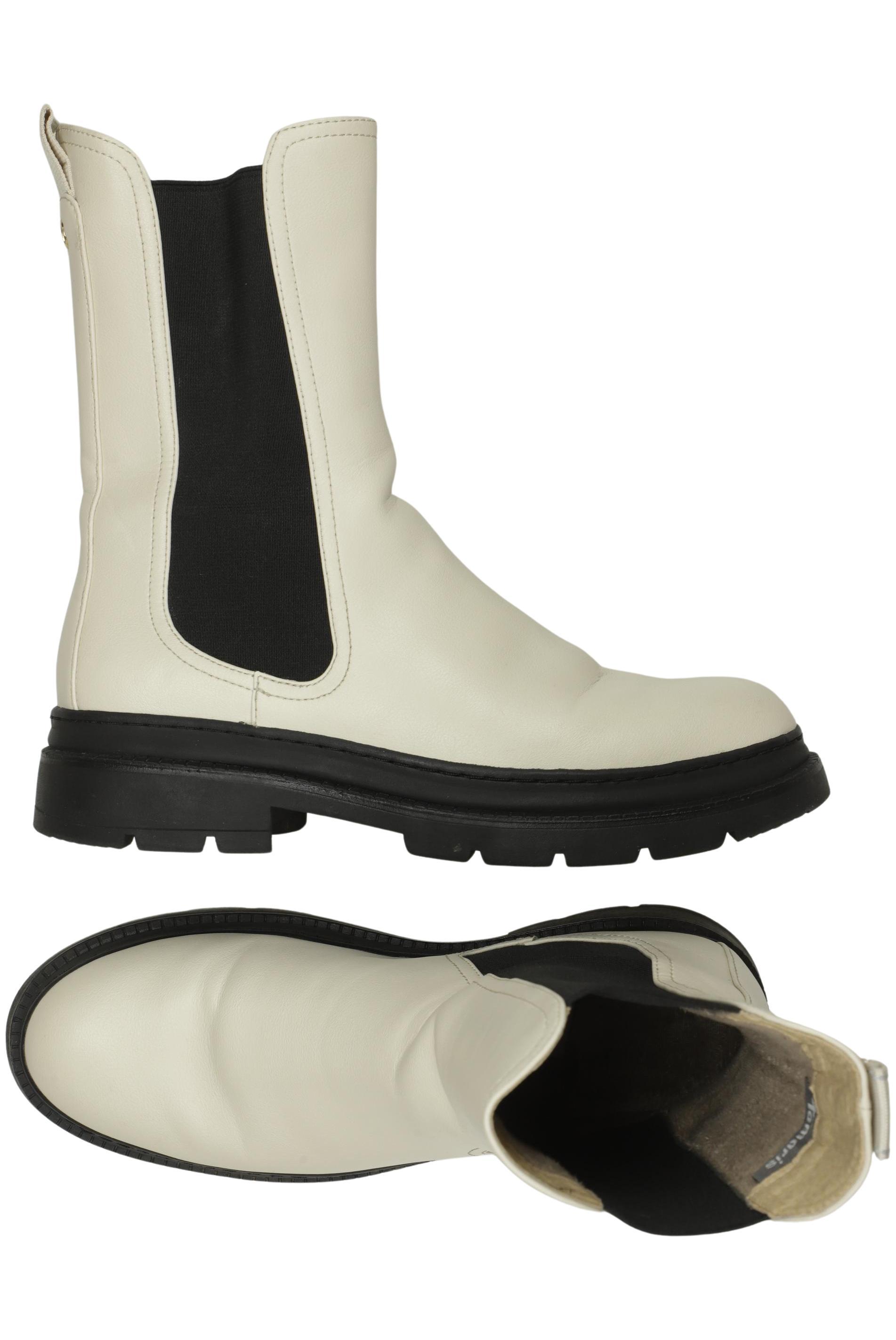 

Tamaris Damen Stiefelette, cremeweiß, Gr. 40