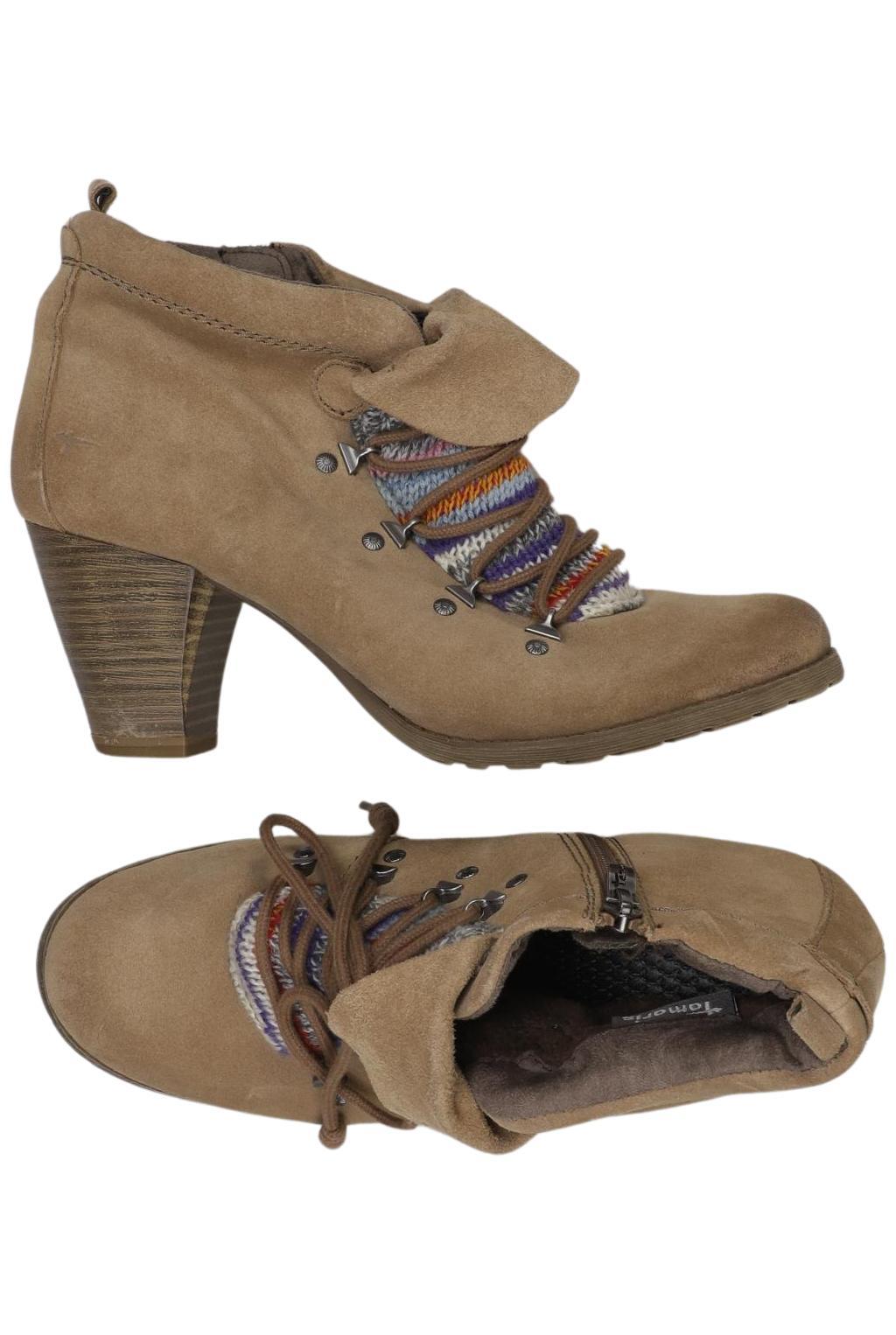 

Tamaris Damen Stiefelette, beige, Gr. 40
