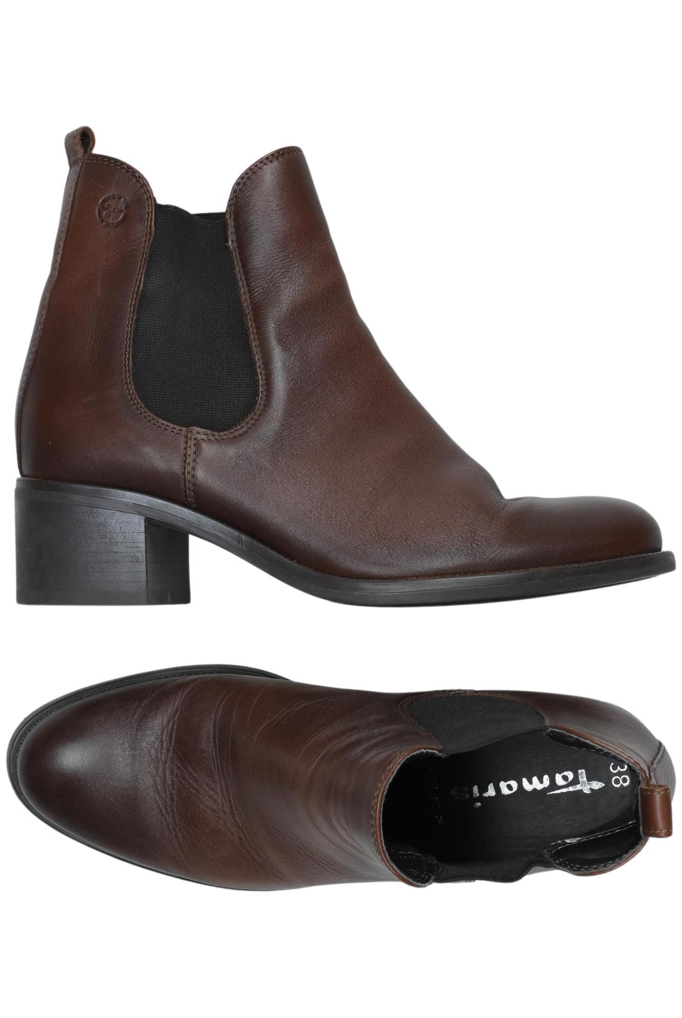 

Tamaris Damen Stiefelette, braun, Gr. 38