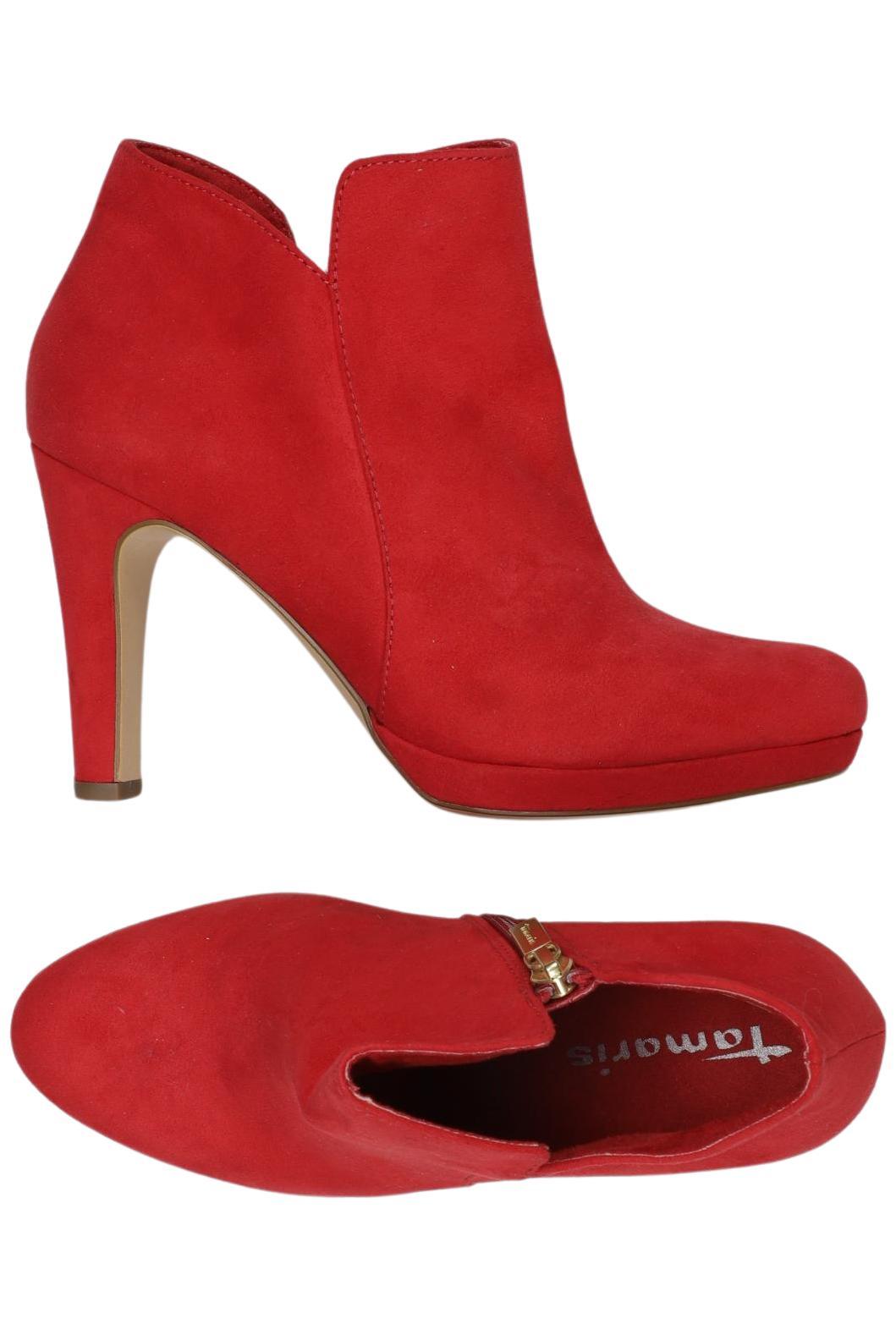 

Tamaris Damen Stiefelette, rot, Gr. 37