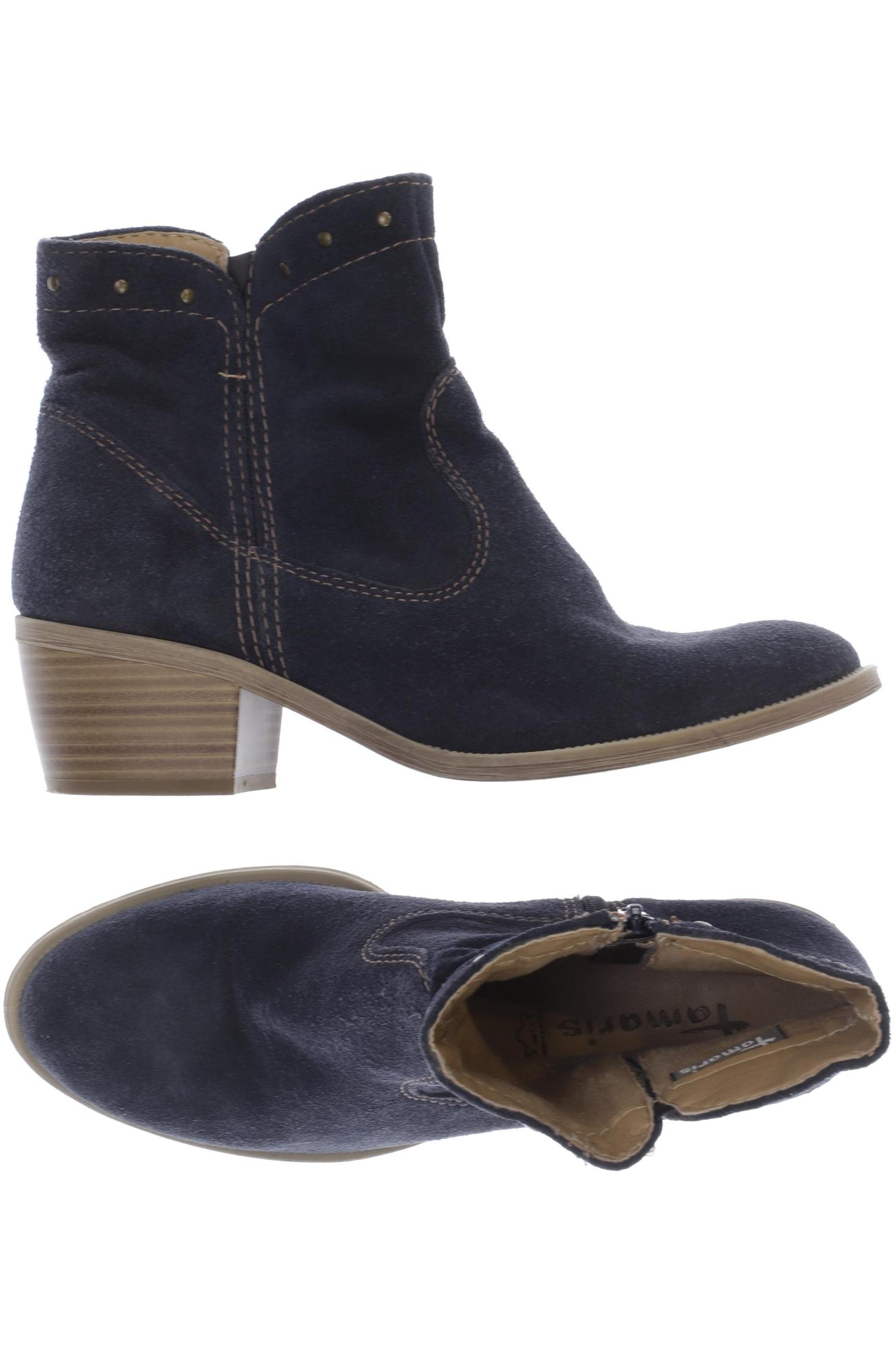 

Tamaris Damen Stiefelette, blau, Gr. 40