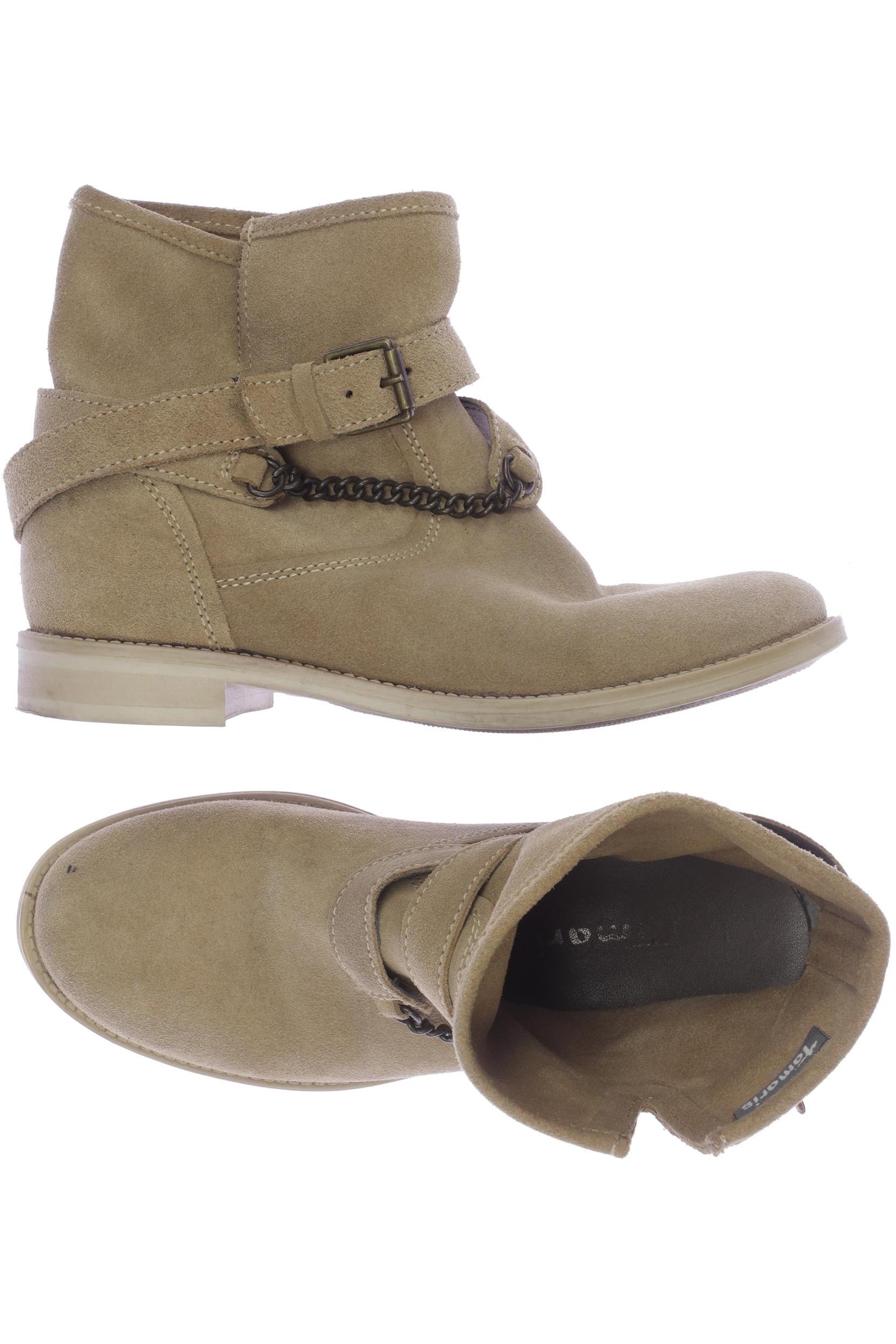 

Tamaris Damen Stiefelette, beige, Gr. 37