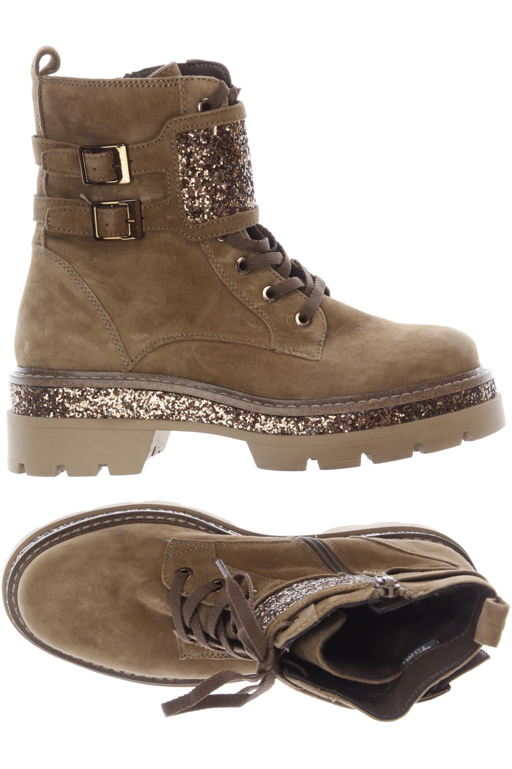

Tamaris Damen Stiefelette, beige, Gr. 38