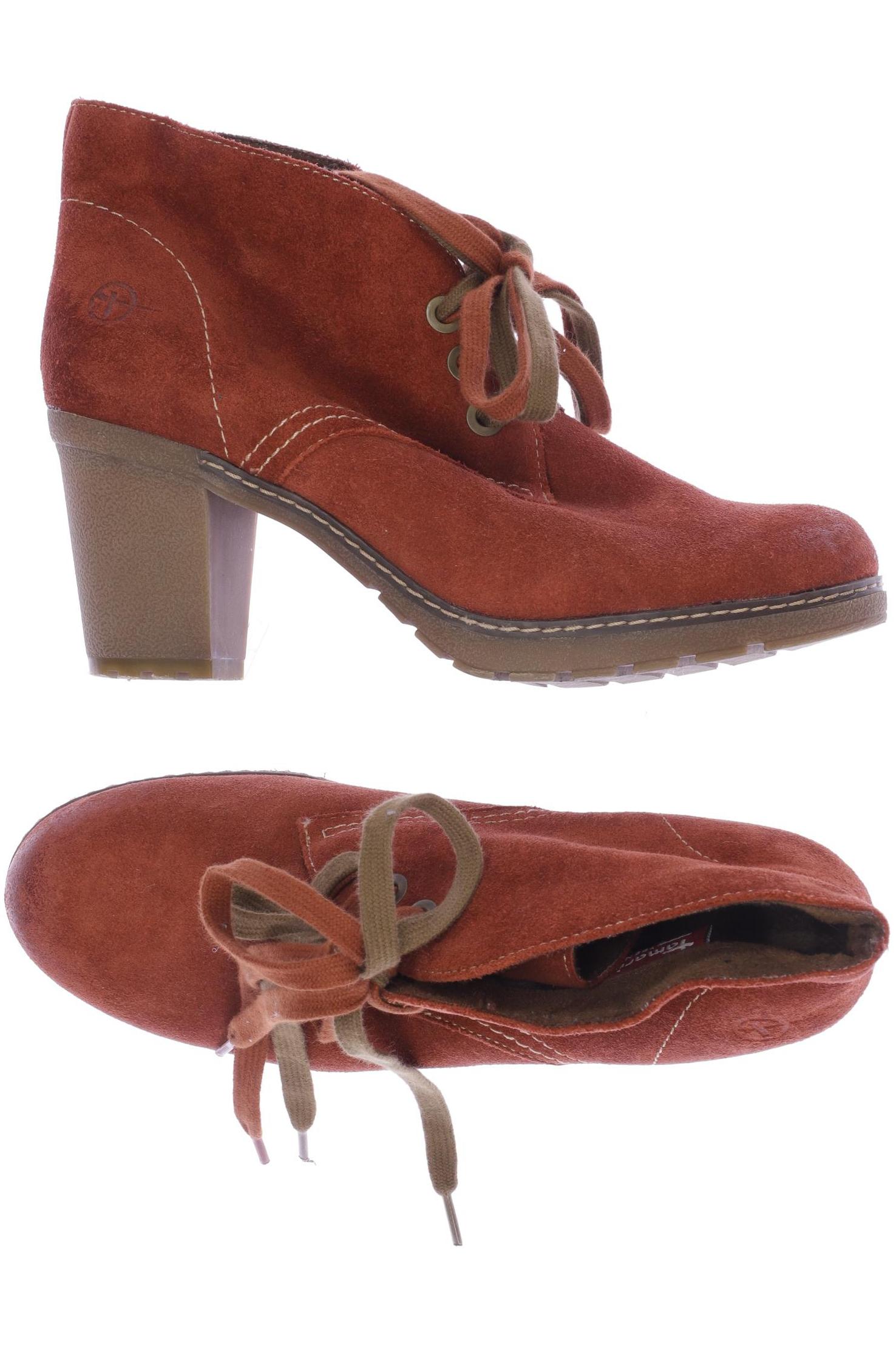 

Tamaris Damen Stiefelette, orange, Gr. 40