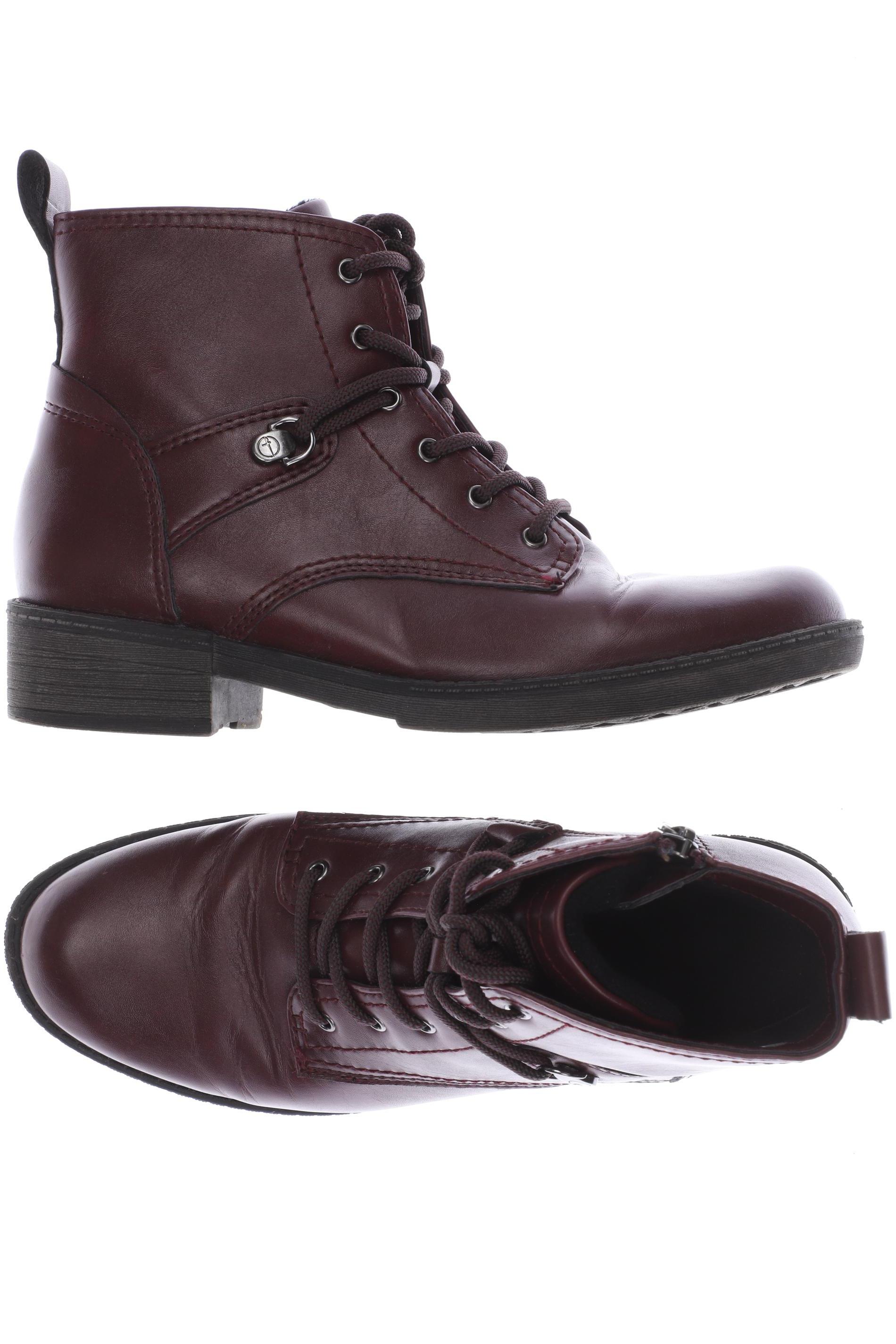 

Tamaris Damen Stiefelette, bordeaux, Gr. 38