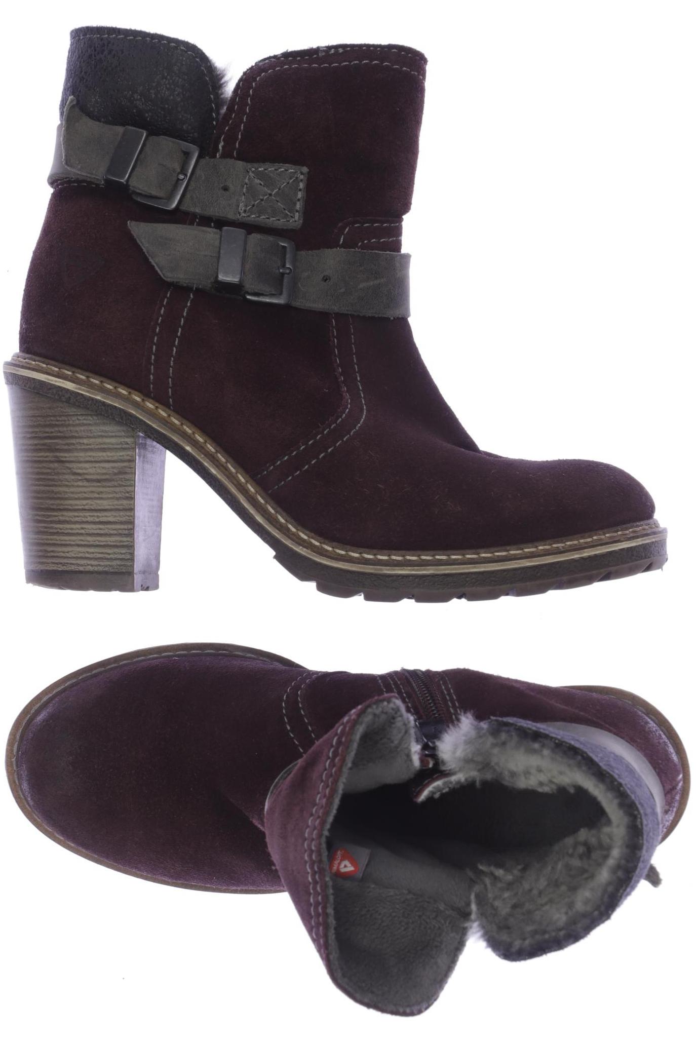 

Tamaris Damen Stiefelette, bordeaux, Gr. 37