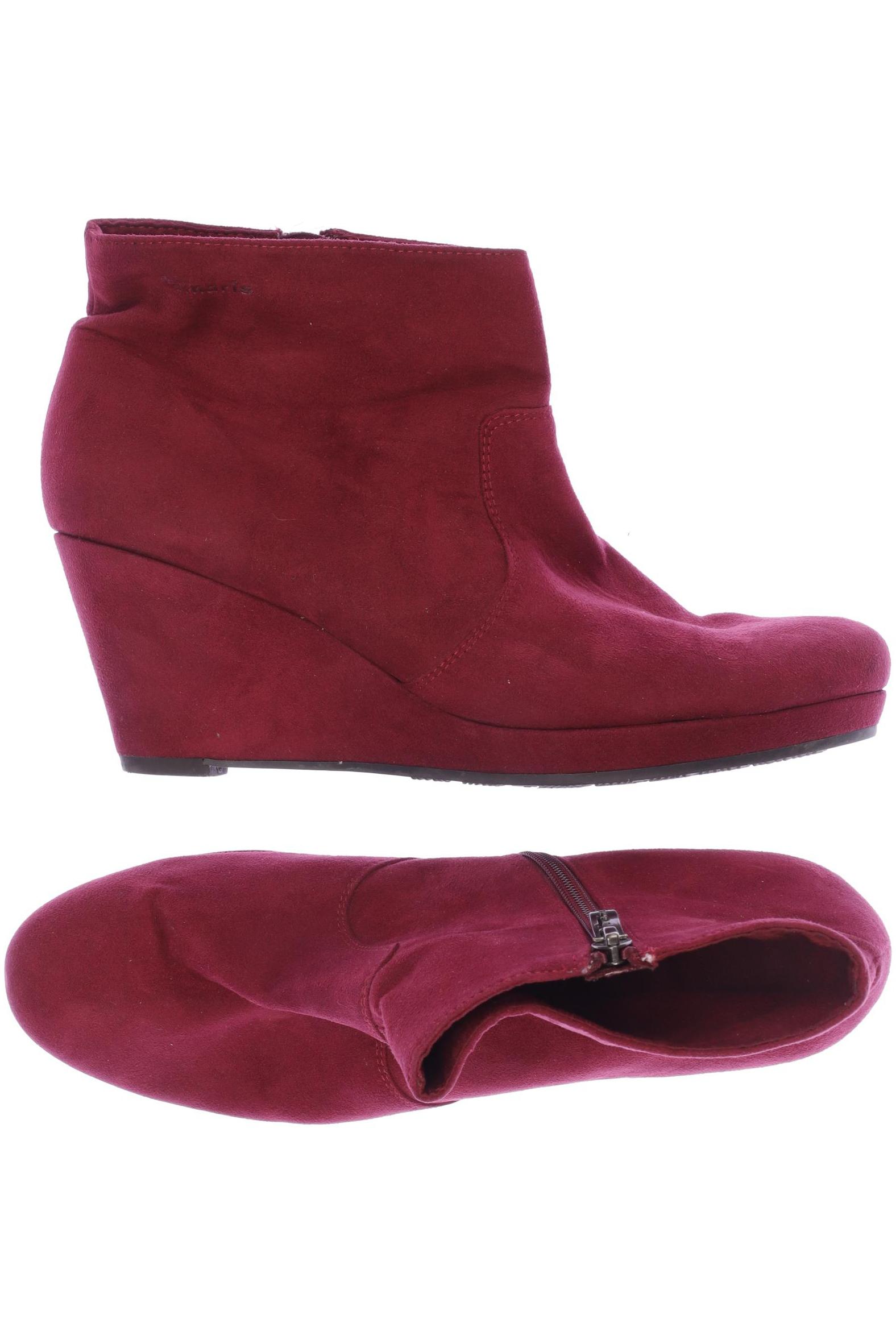 

Tamaris Damen Stiefelette, bordeaux, Gr. 41