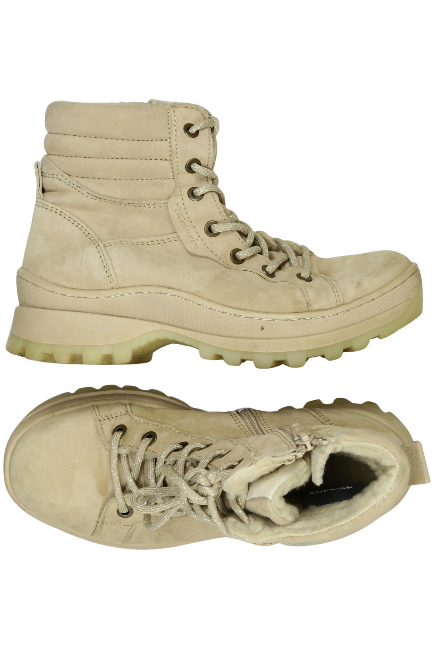

Tamaris Damen Stiefelette, beige, Gr. 37