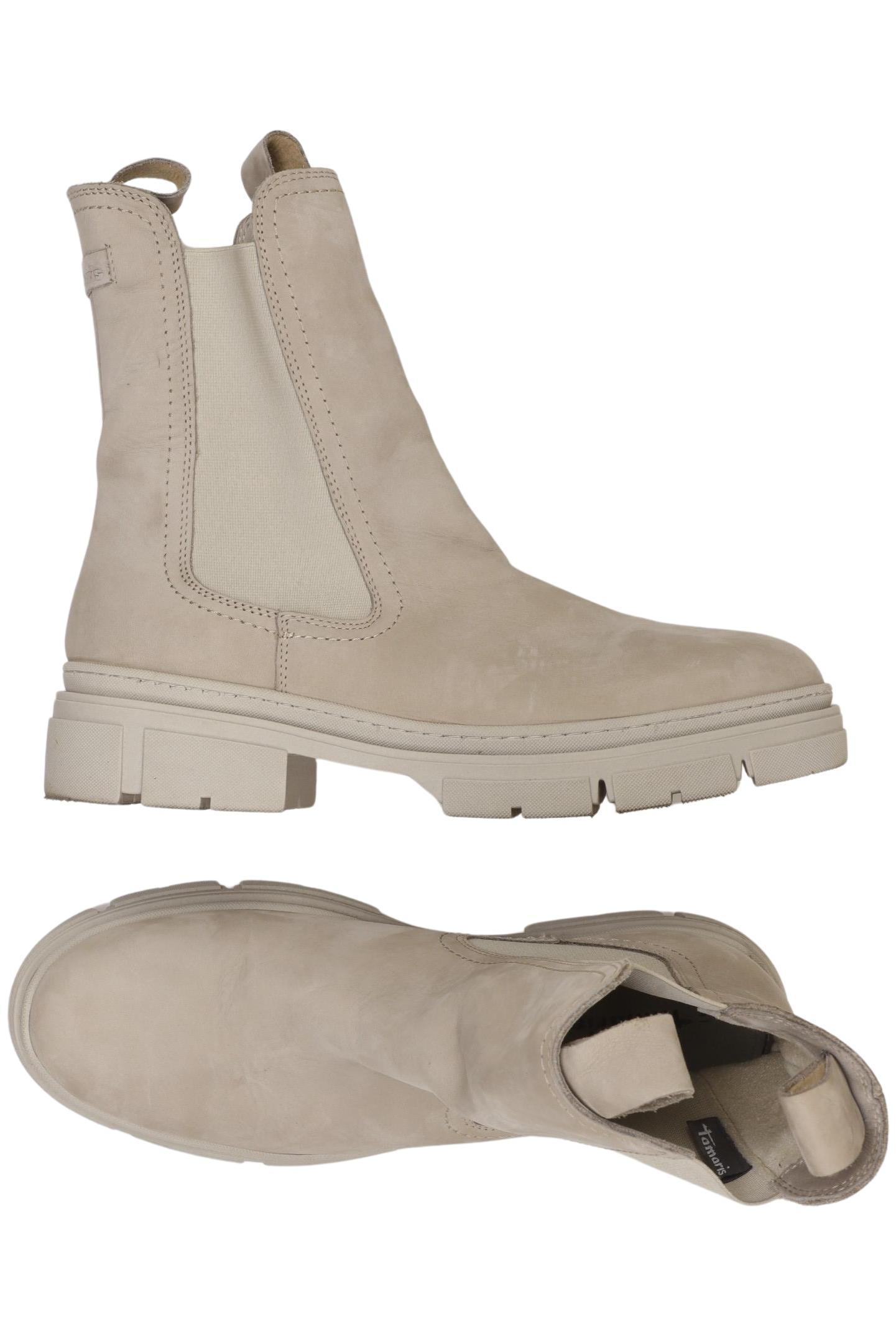 

Tamaris Damen Stiefelette, beige, Gr. 41