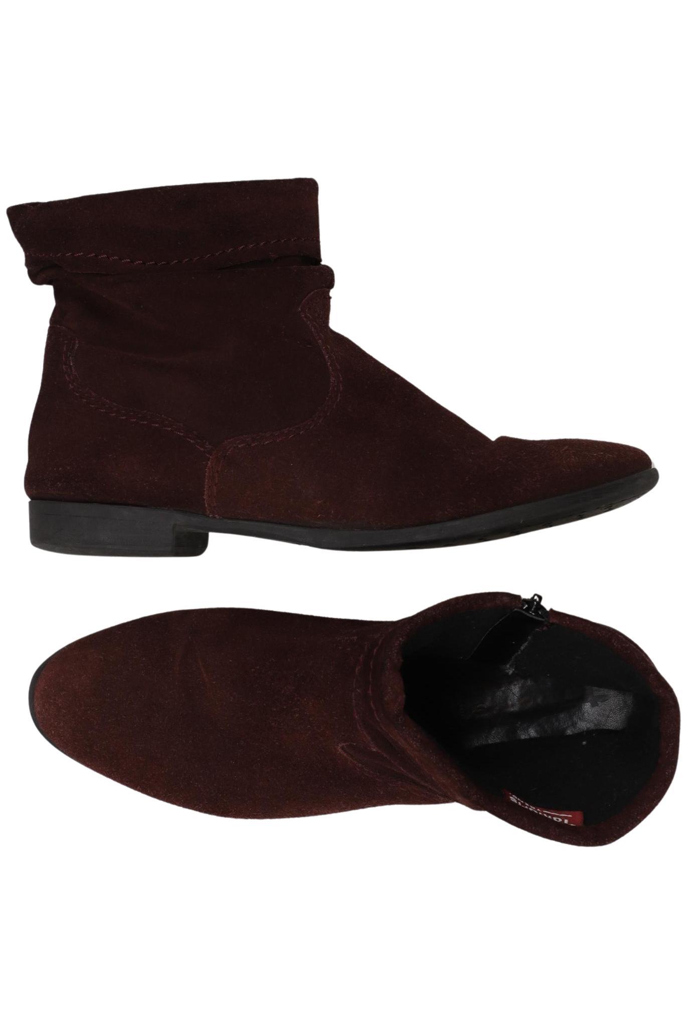 

Tamaris Damen Stiefelette, bordeaux, Gr. 39