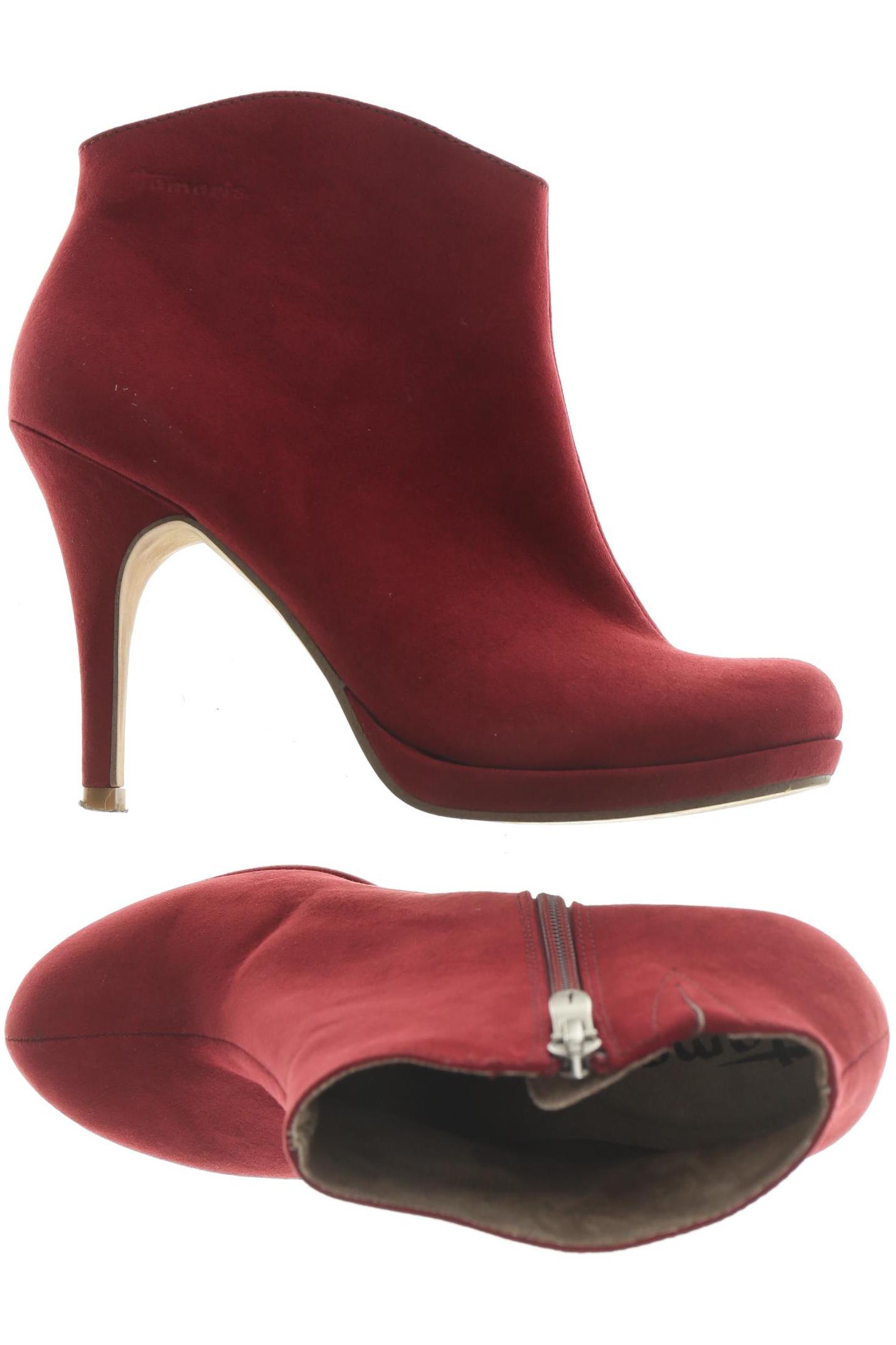 

Tamaris Damen Stiefelette, rot, Gr. 36
