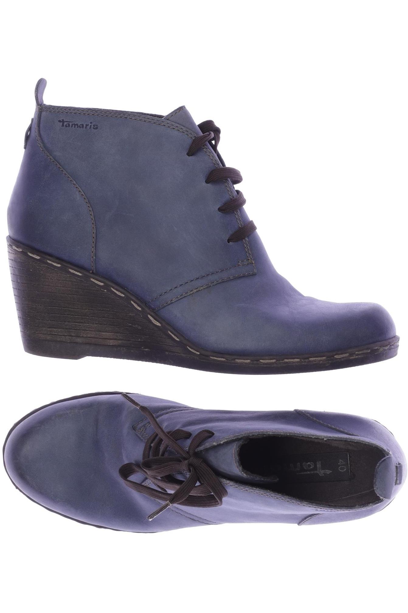 

Tamaris Damen Stiefelette, marineblau, Gr. 40