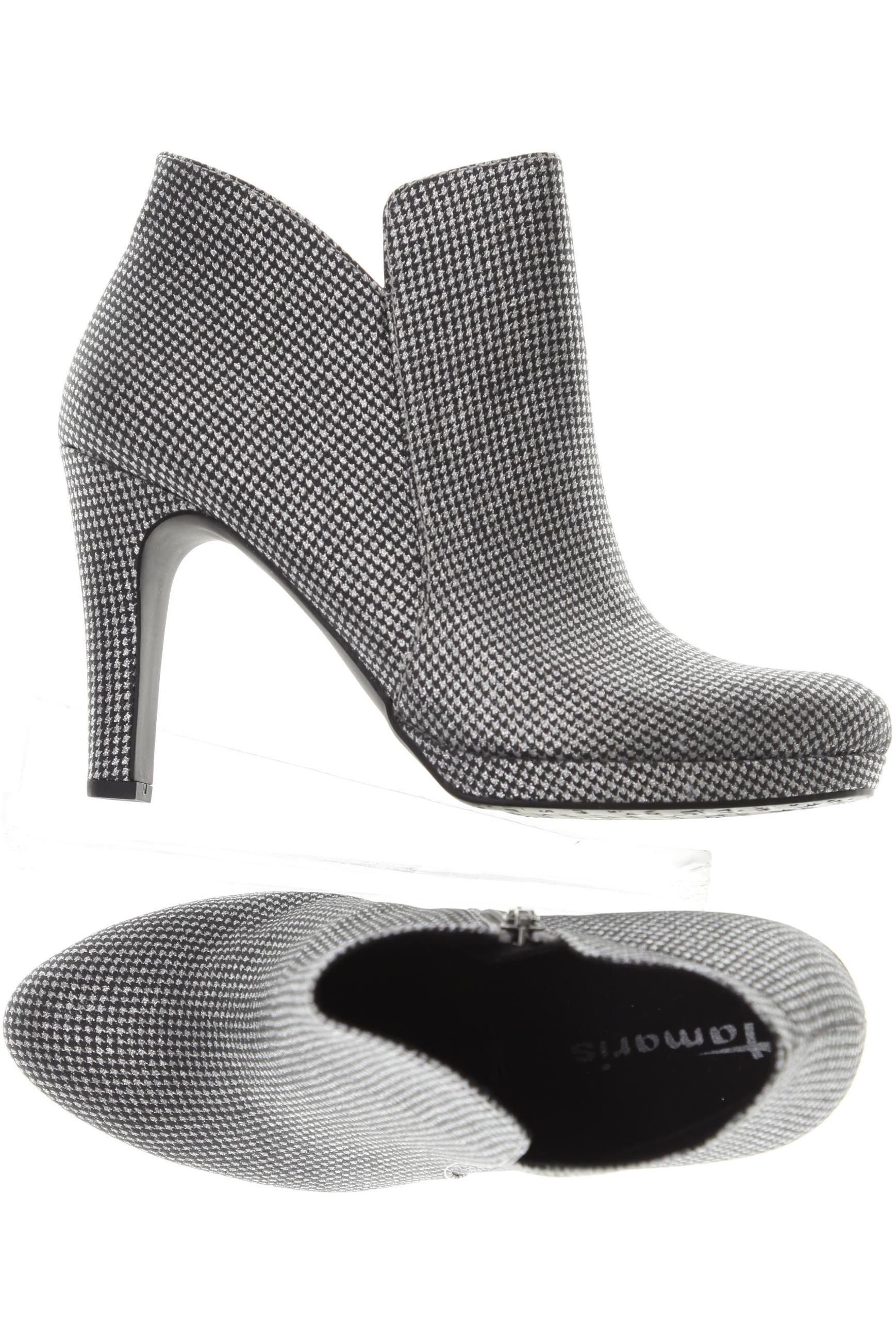 

Tamaris Damen Stiefelette, silber, Gr. 40