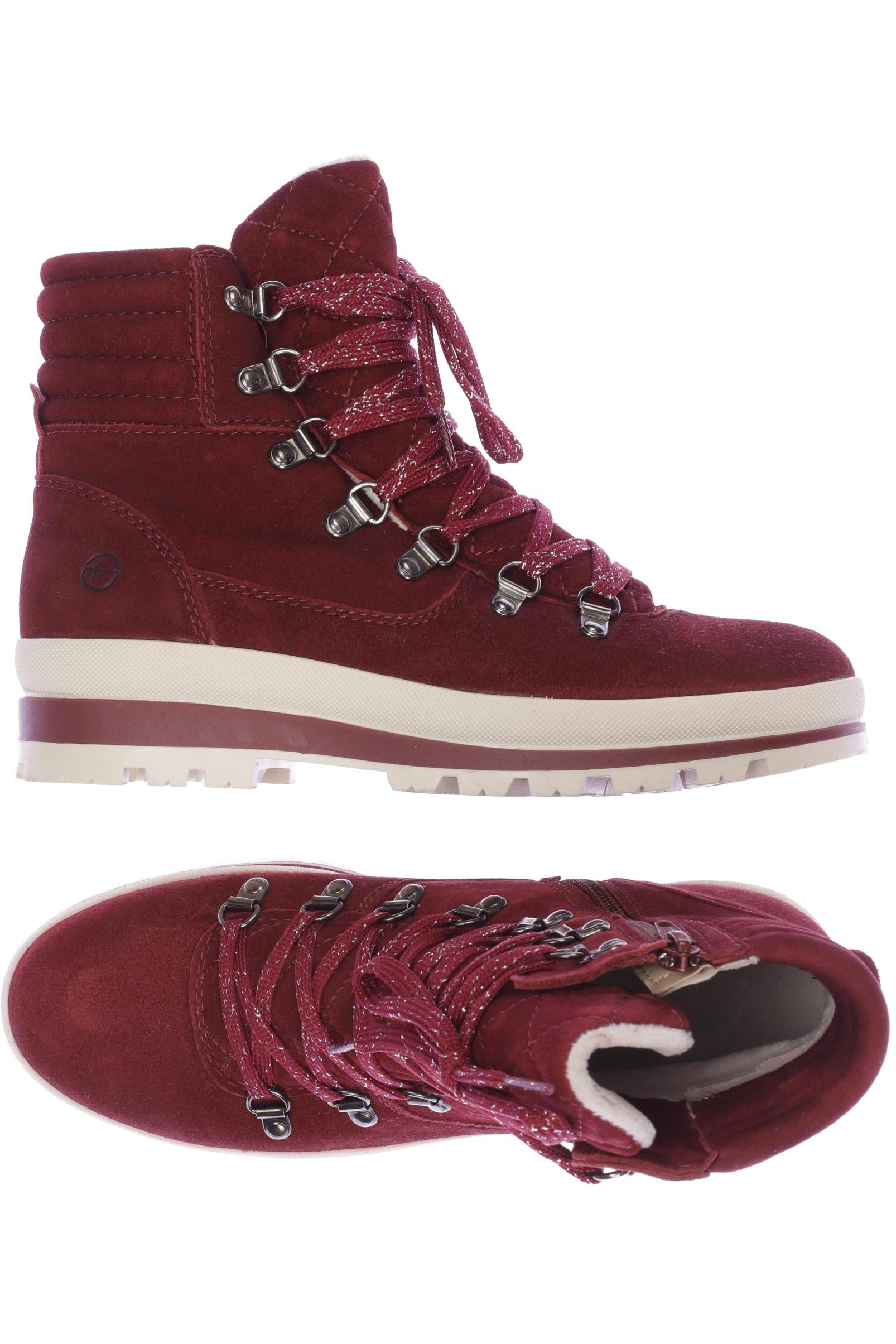 

Tamaris Damen Stiefelette, bordeaux, Gr. 39