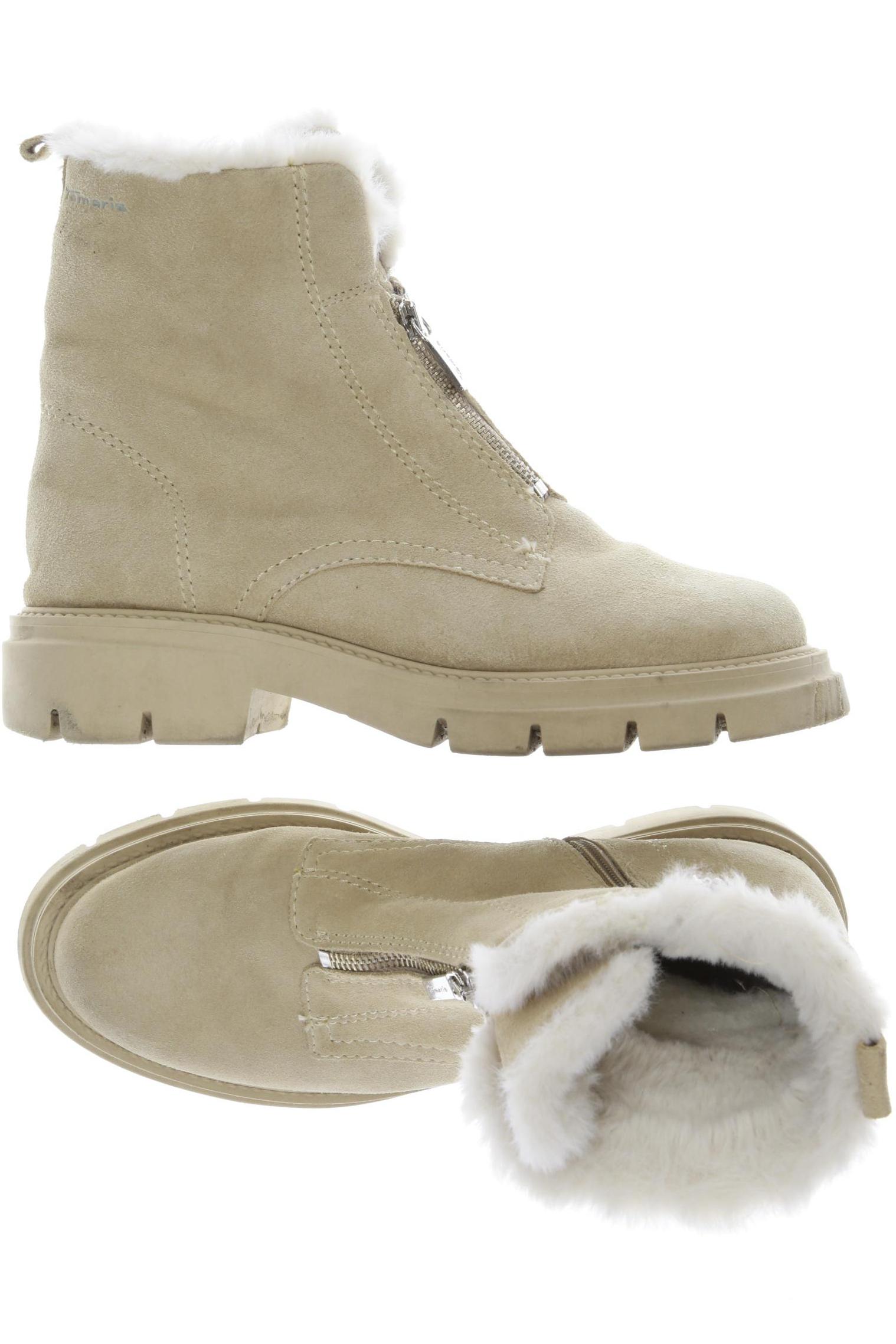 

Tamaris Damen Stiefelette, beige, Gr. 38