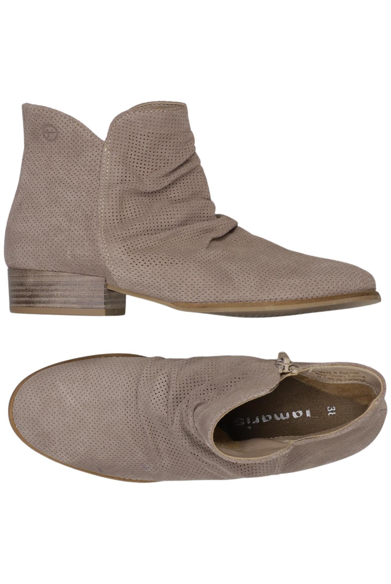 

Tamaris Damen Stiefelette, beige, Gr. 38