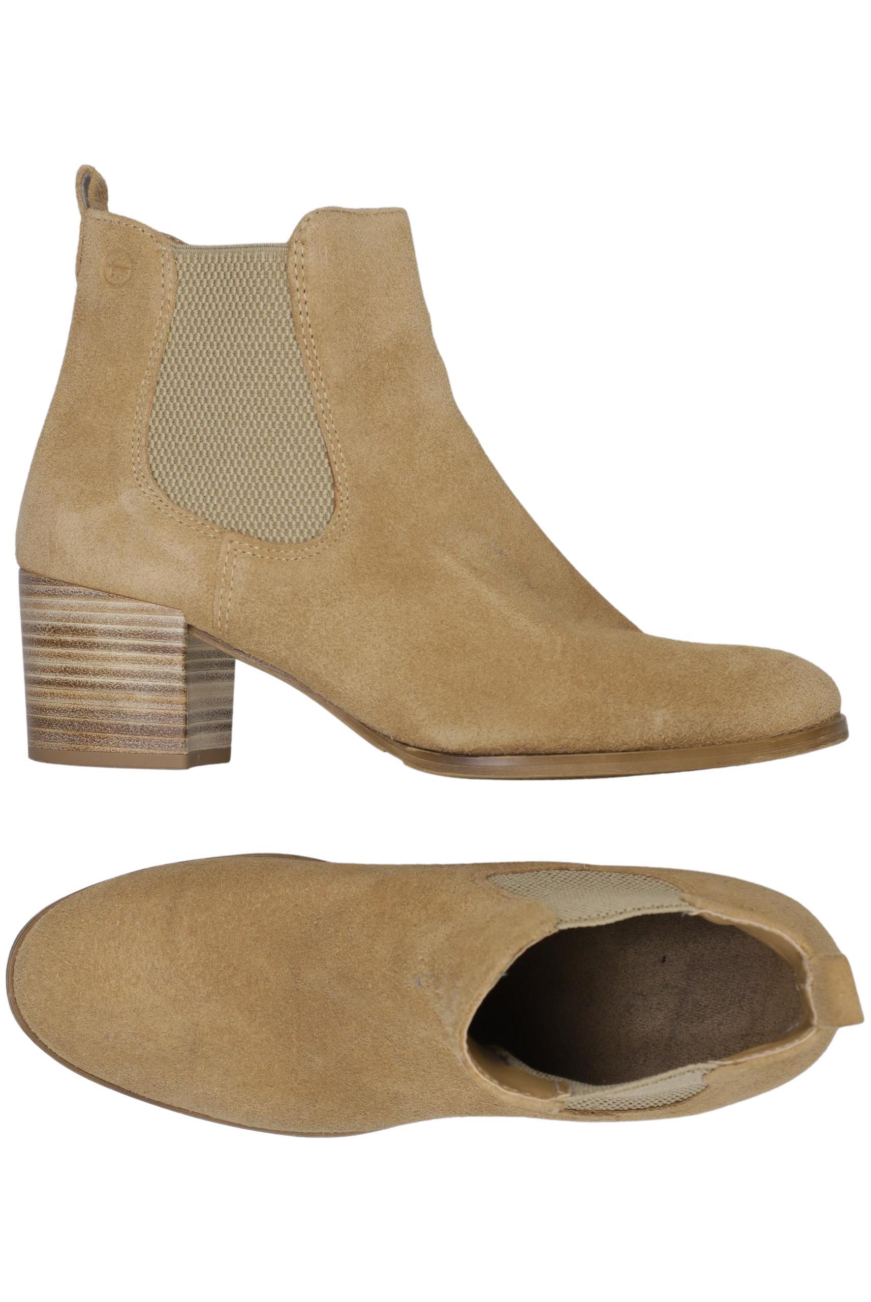 

Tamaris Damen Stiefelette, beige, Gr. 40