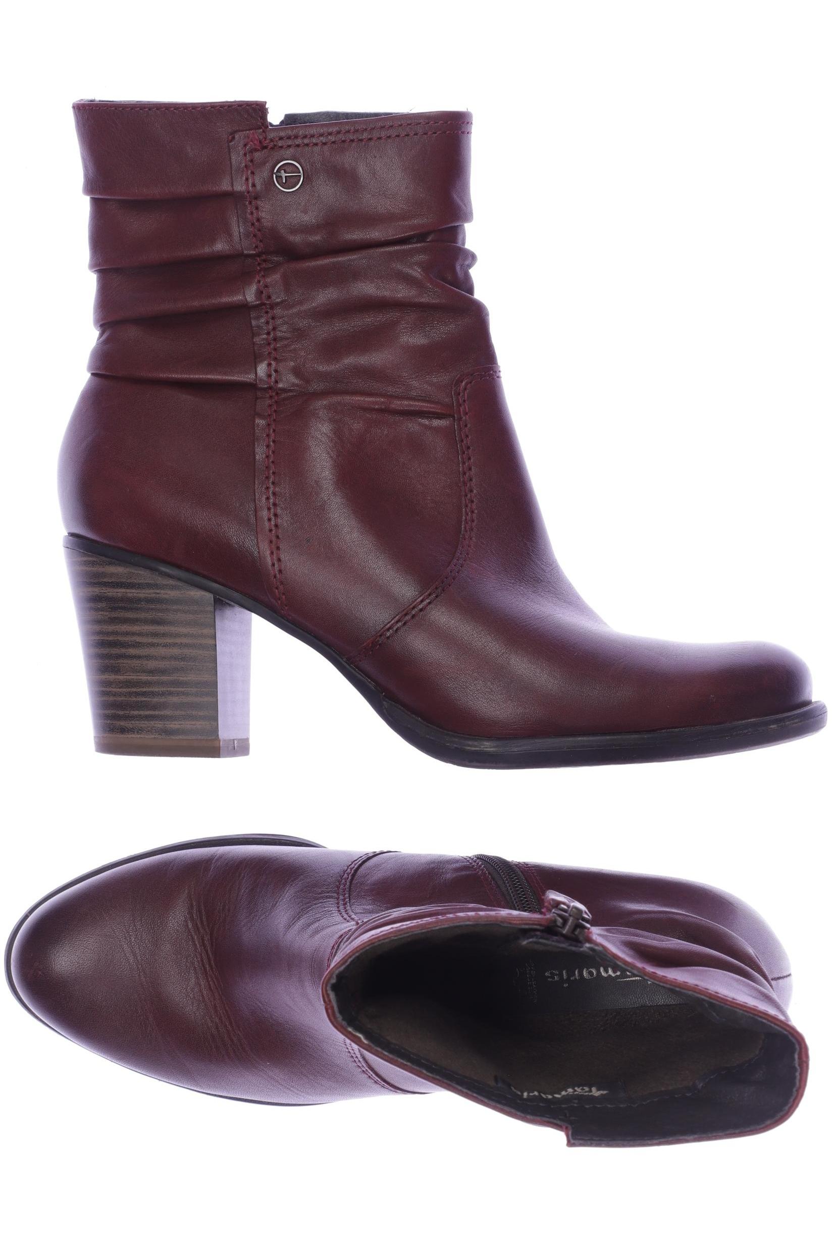 

Tamaris Damen Stiefelette, bordeaux, Gr. 39