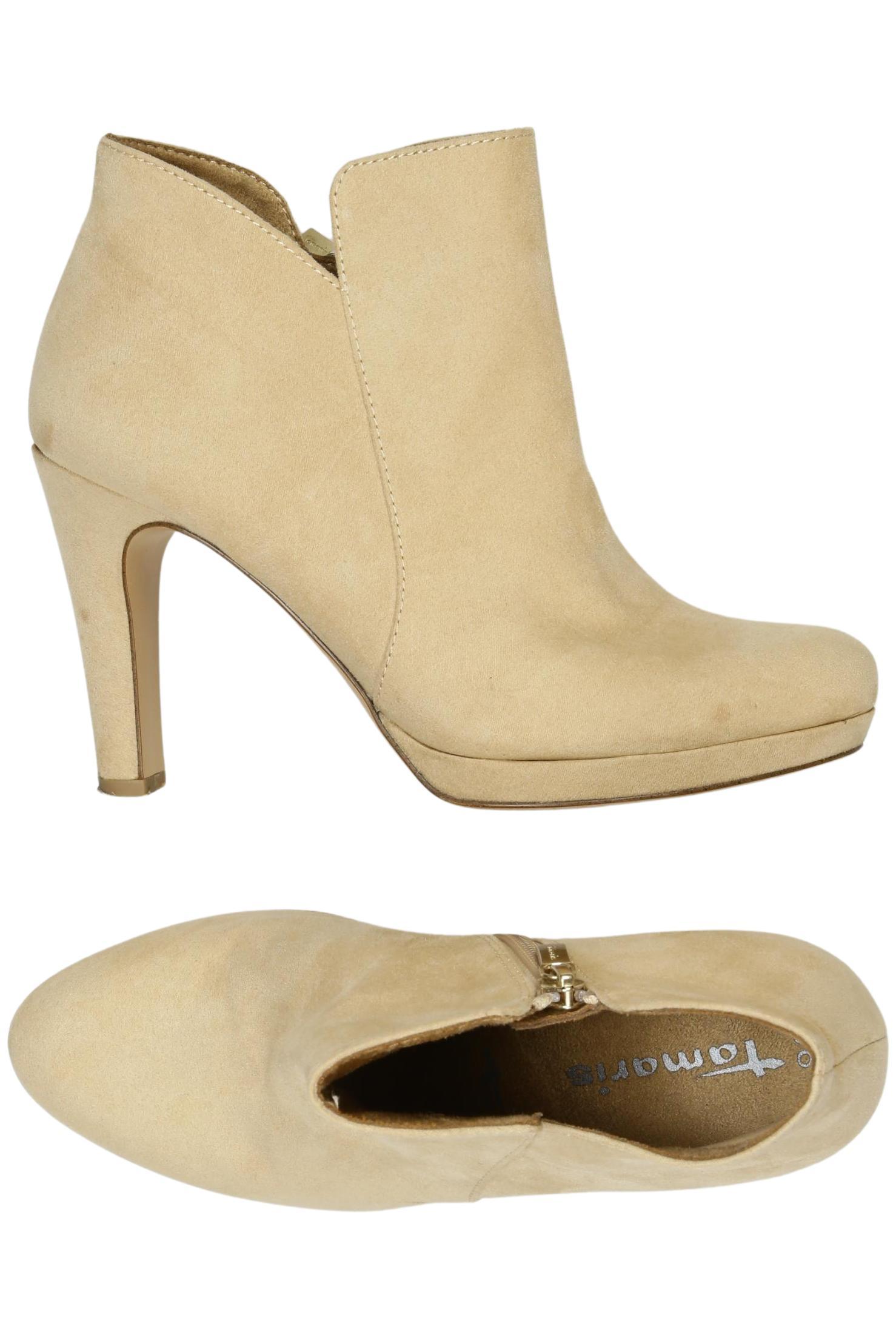 

Tamaris Damen Stiefelette, beige, Gr. 38