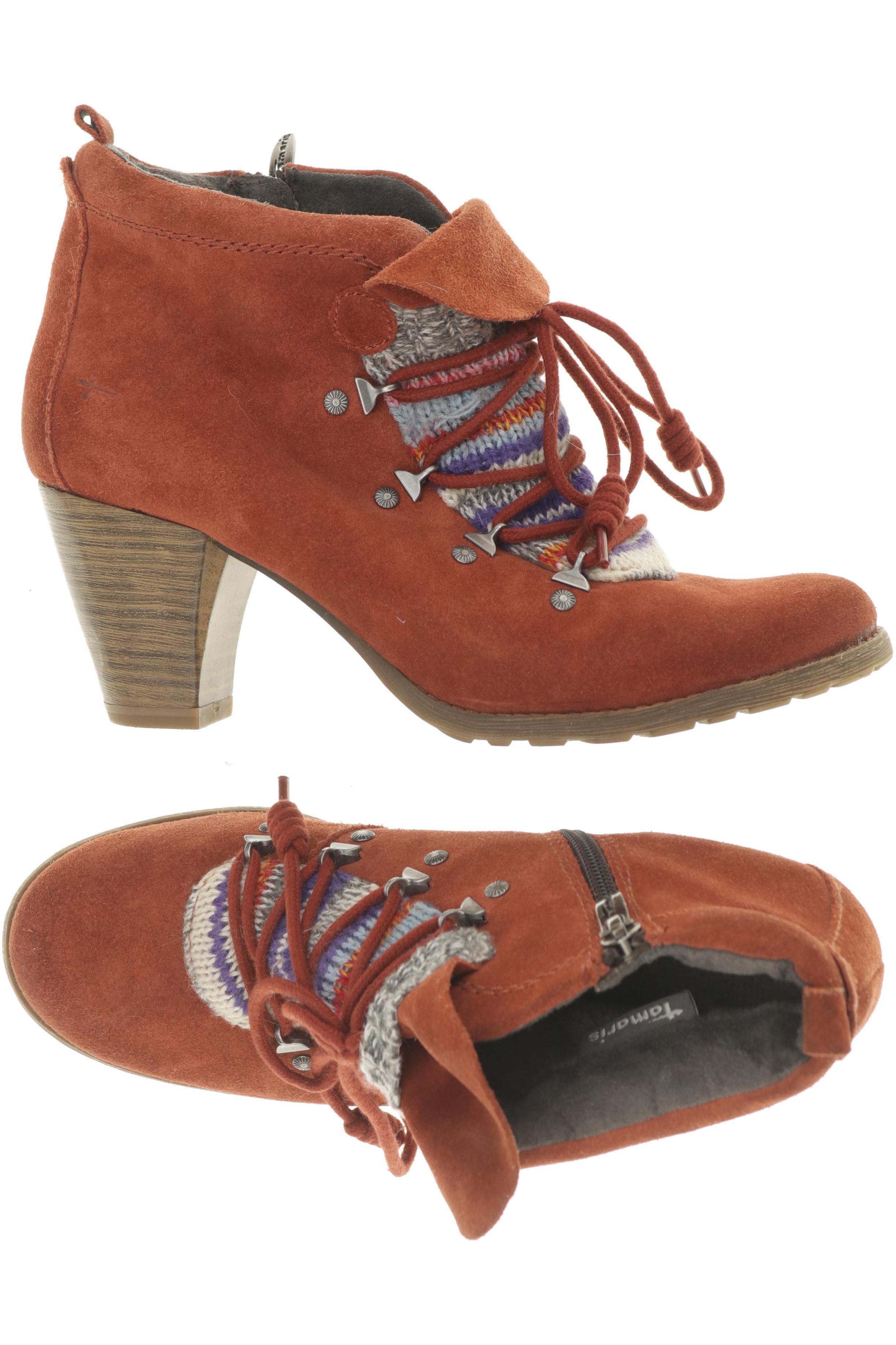 

Tamaris Damen Stiefelette, orange, Gr. 39