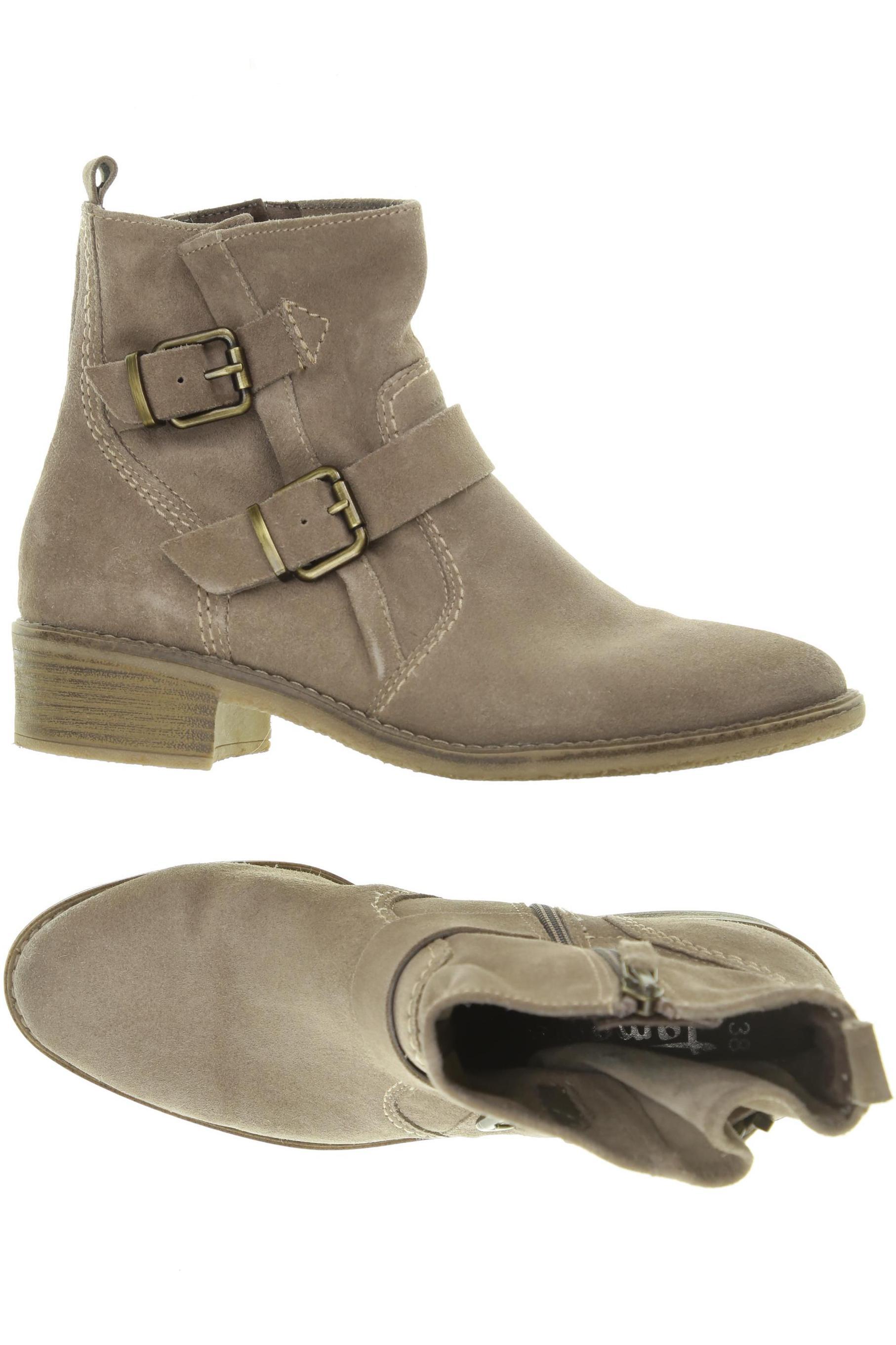

Tamaris Damen Stiefelette, beige, Gr. 38