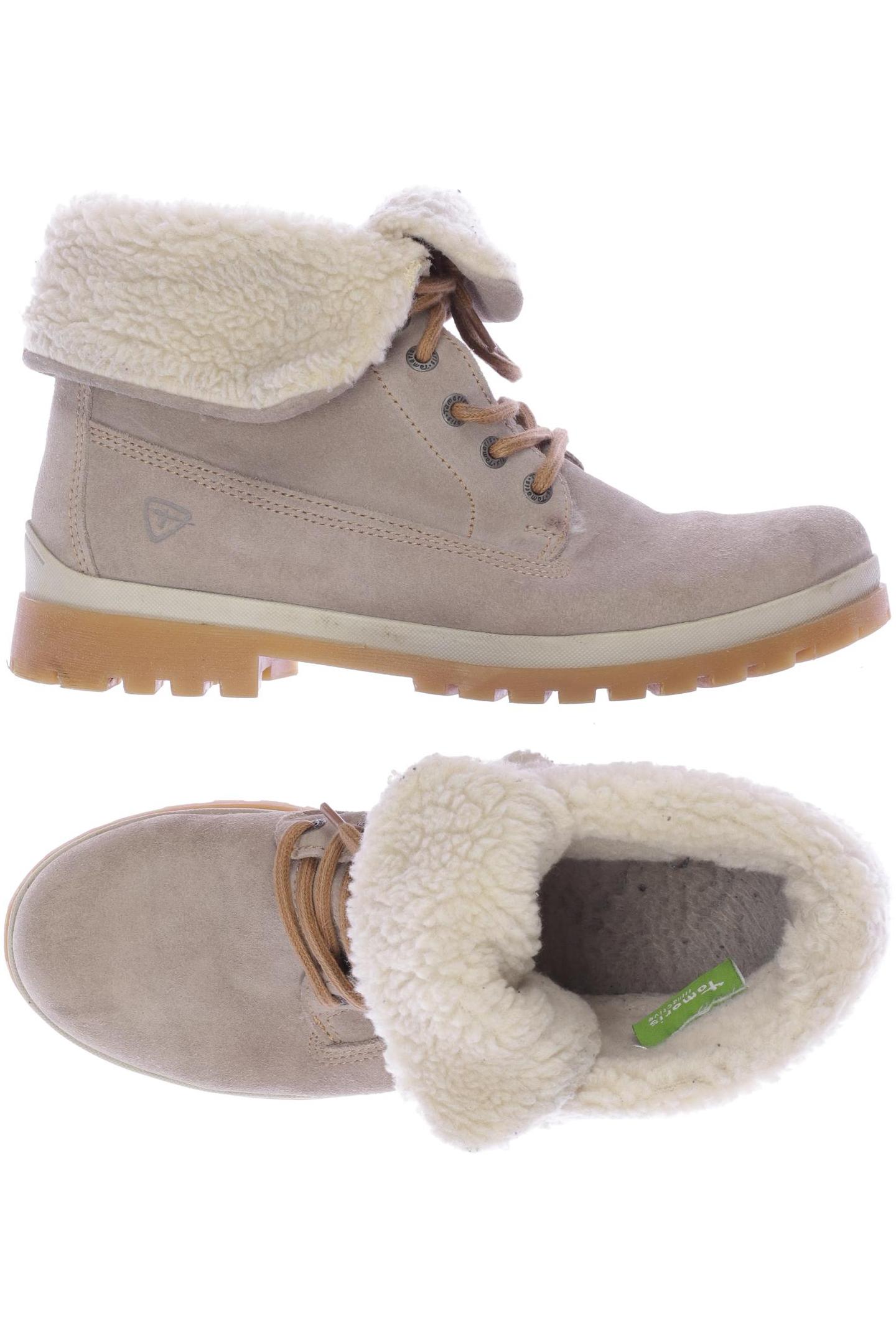 

Tamaris Damen Stiefelette, beige, Gr. 40