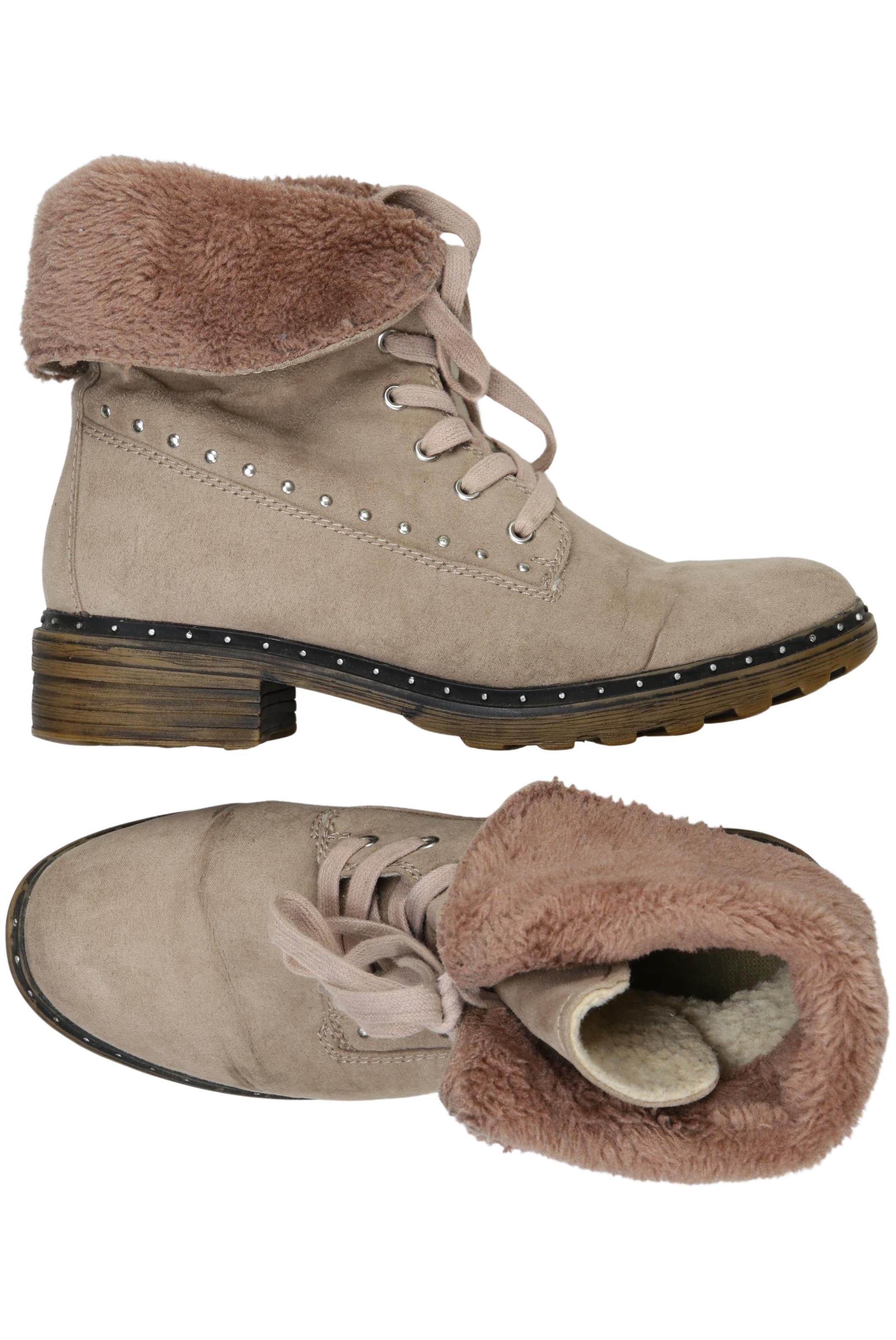 

Tamaris Damen Stiefelette, beige, Gr. 38