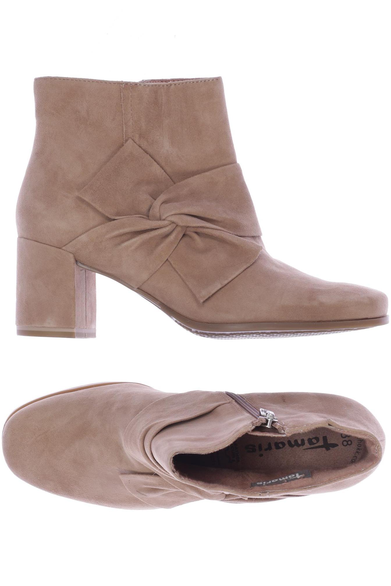 

Tamaris Damen Stiefelette, beige, Gr. 38