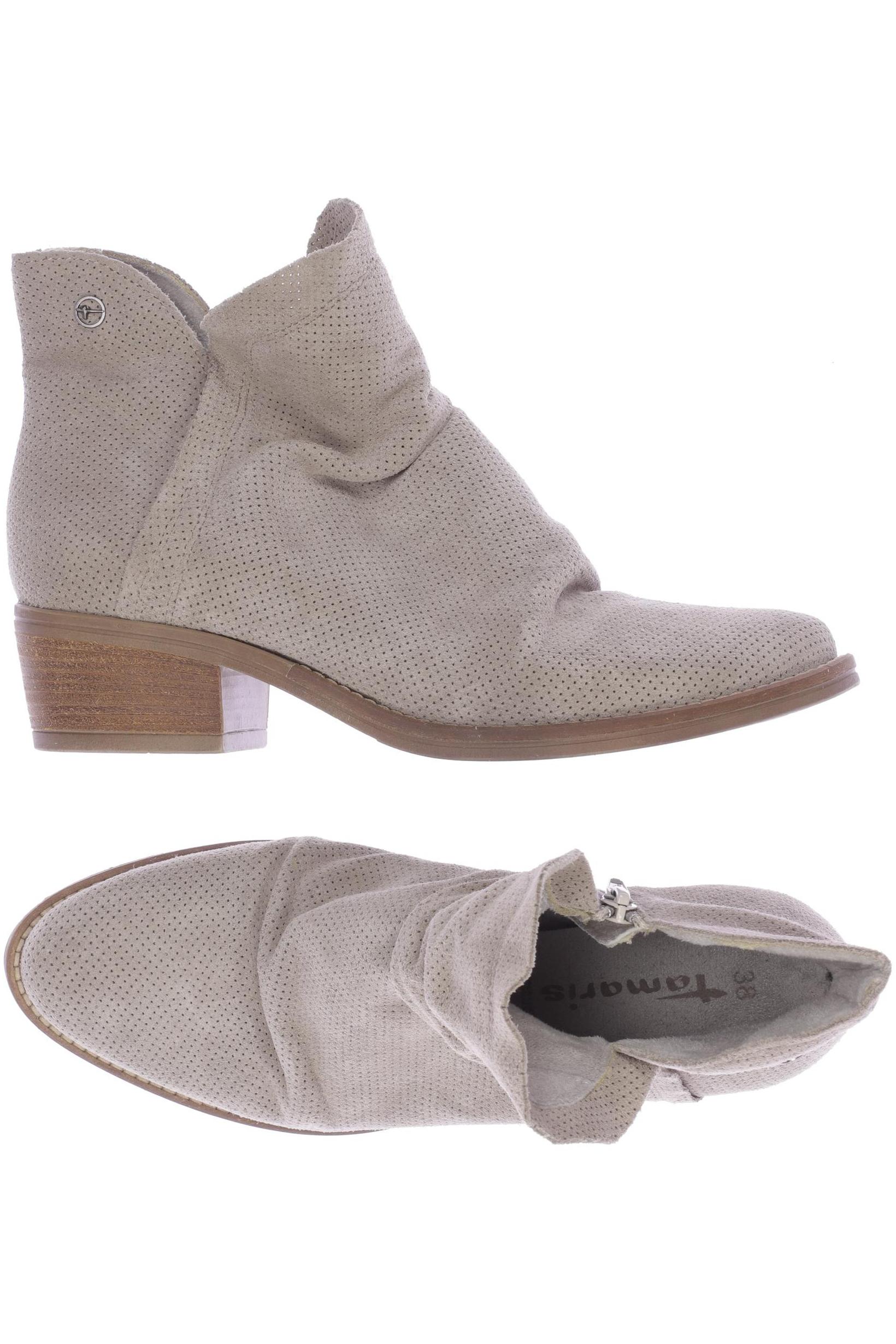 

Tamaris Damen Stiefelette, beige, Gr. 38