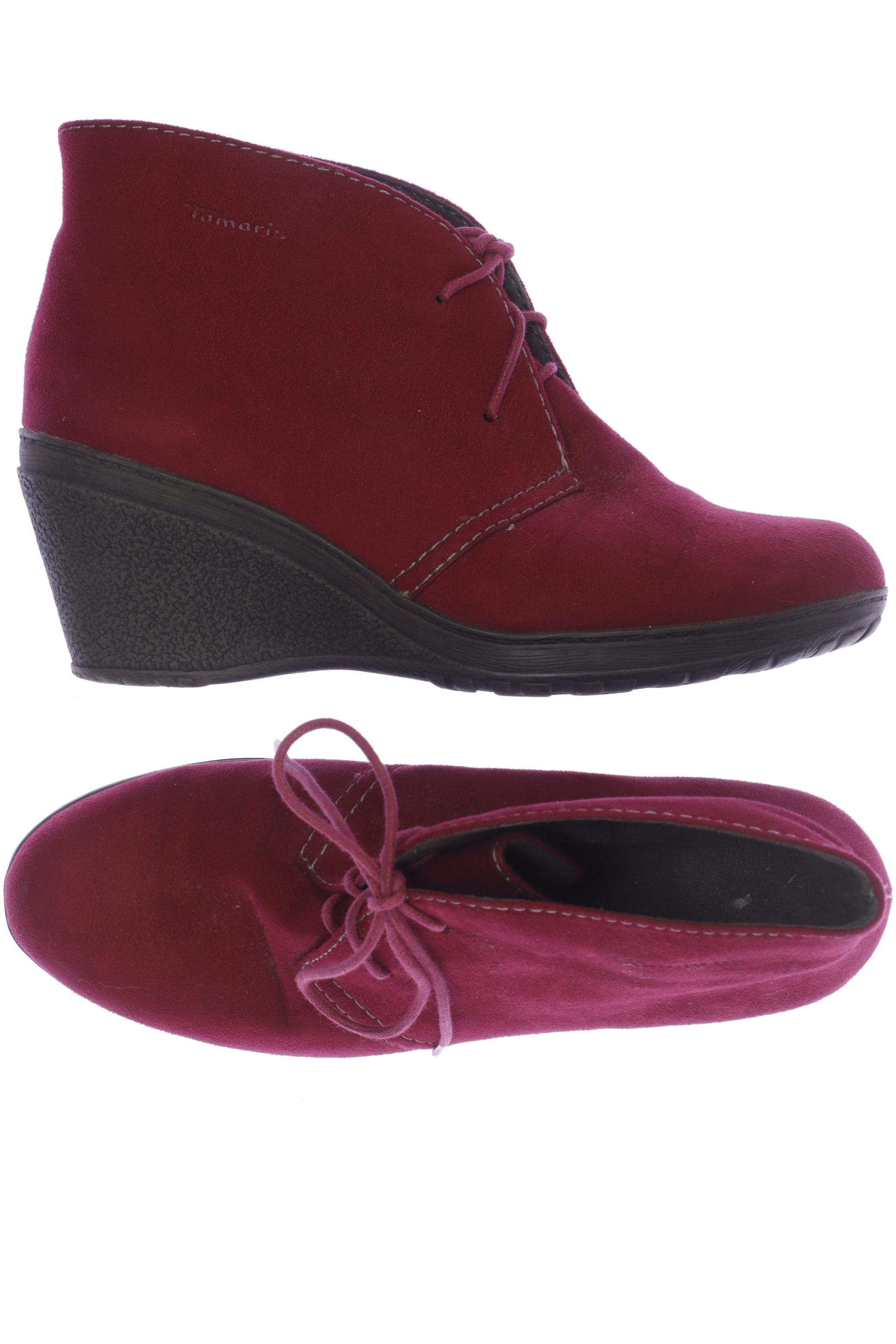 

Tamaris Damen Stiefelette, rot, Gr. 37
